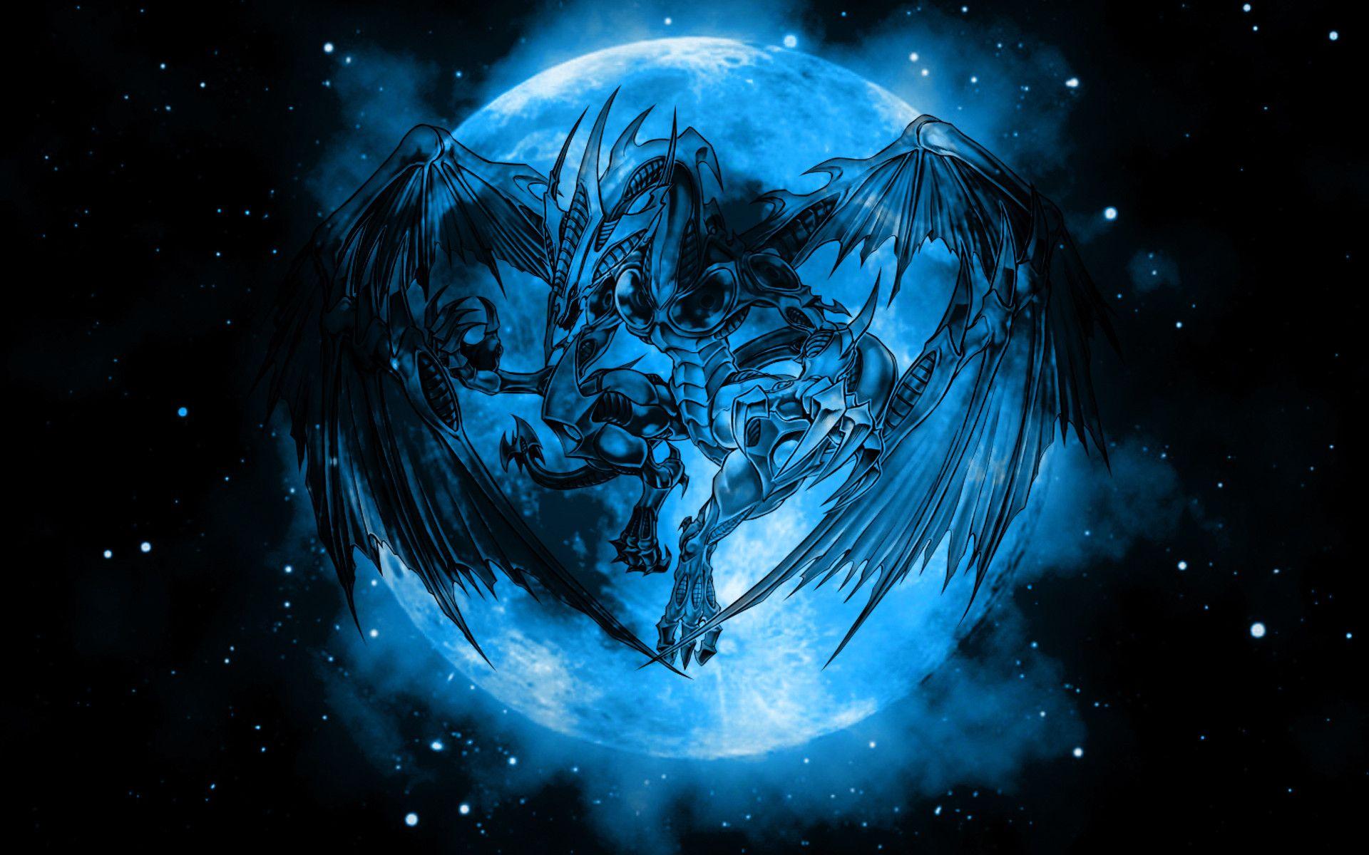 Moon And Dragon Background