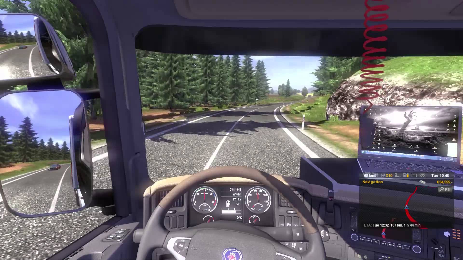 Euro Truck Simulator 2 Interior Mod HD