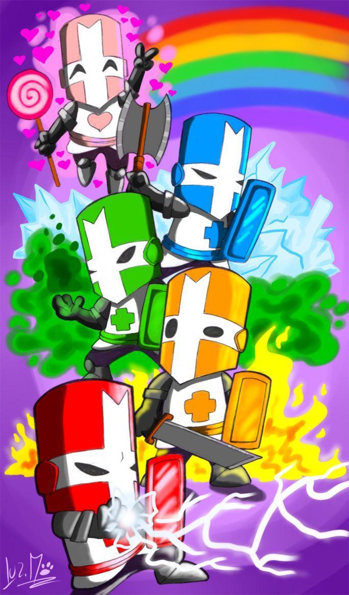 Castle Crashers Pink Knight Wallpapers - Wallpaper Cave