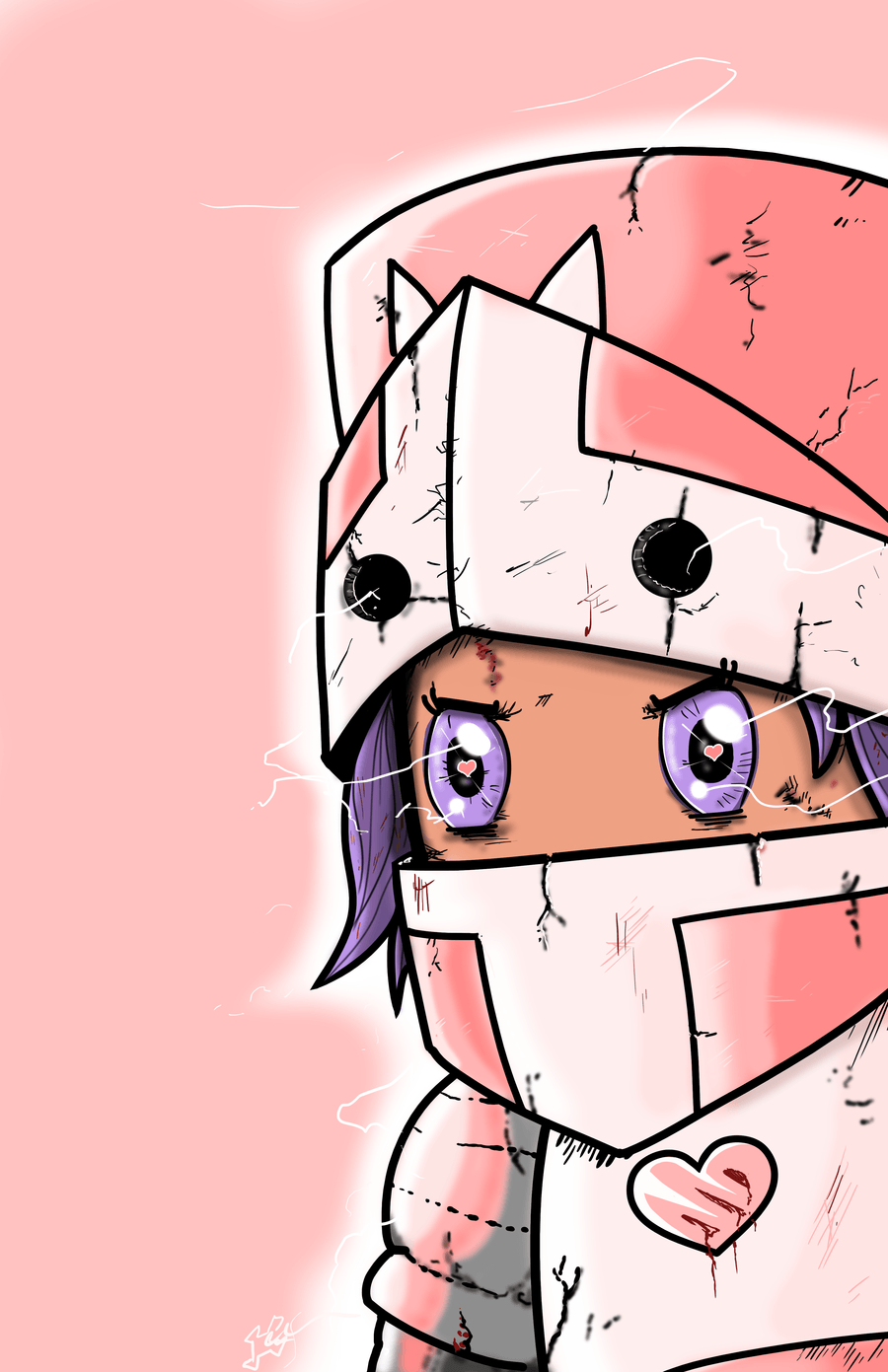 Fierce Pink Knight
