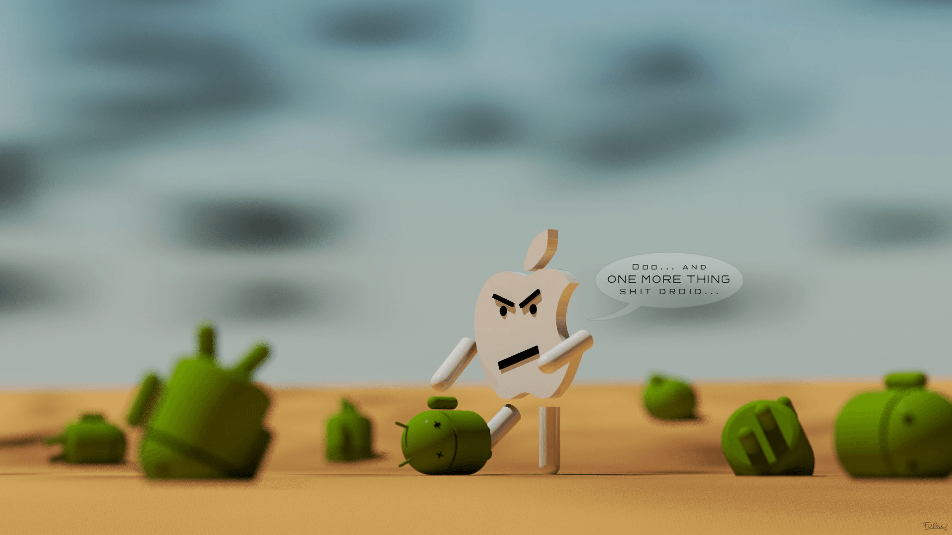 Android vs apple wallpaper. Wallpaper Wide HD