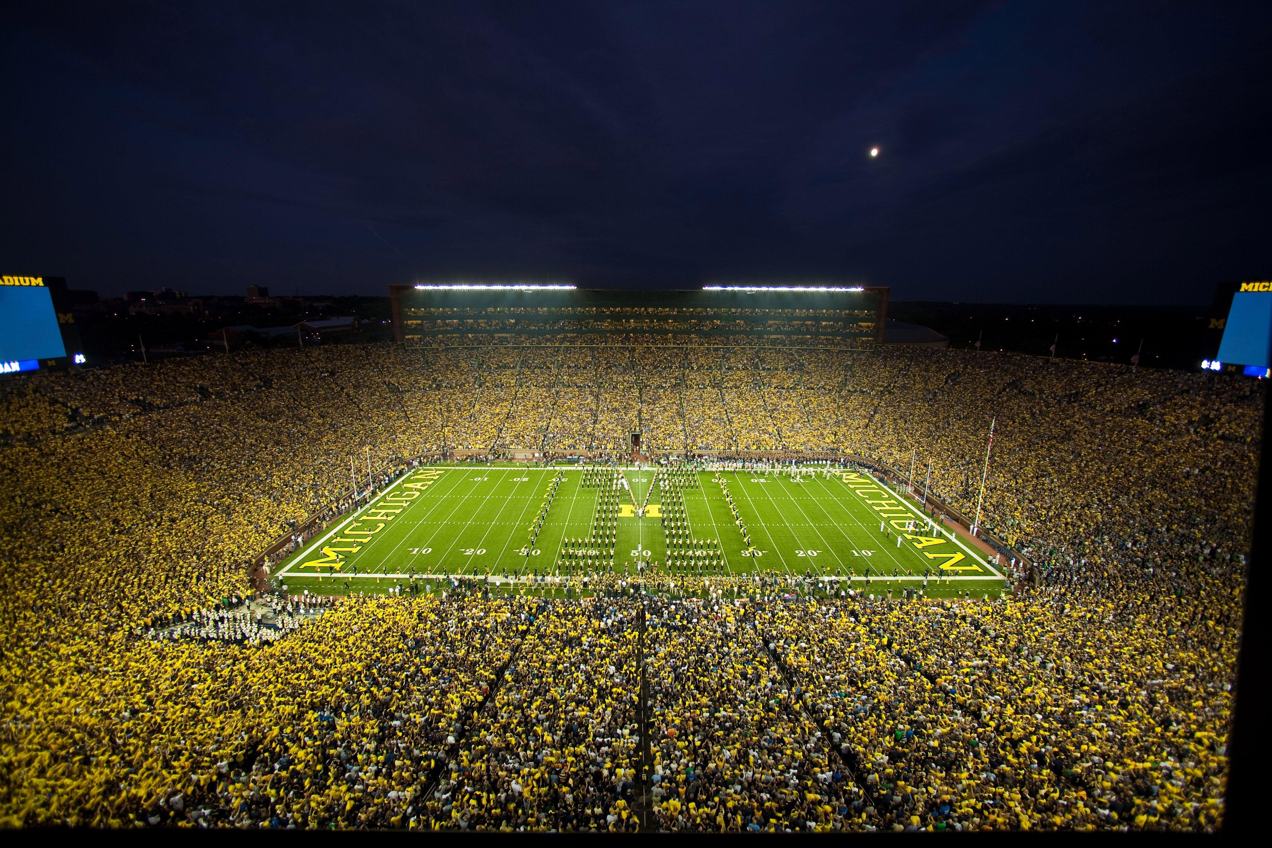 michigan football visit pictures