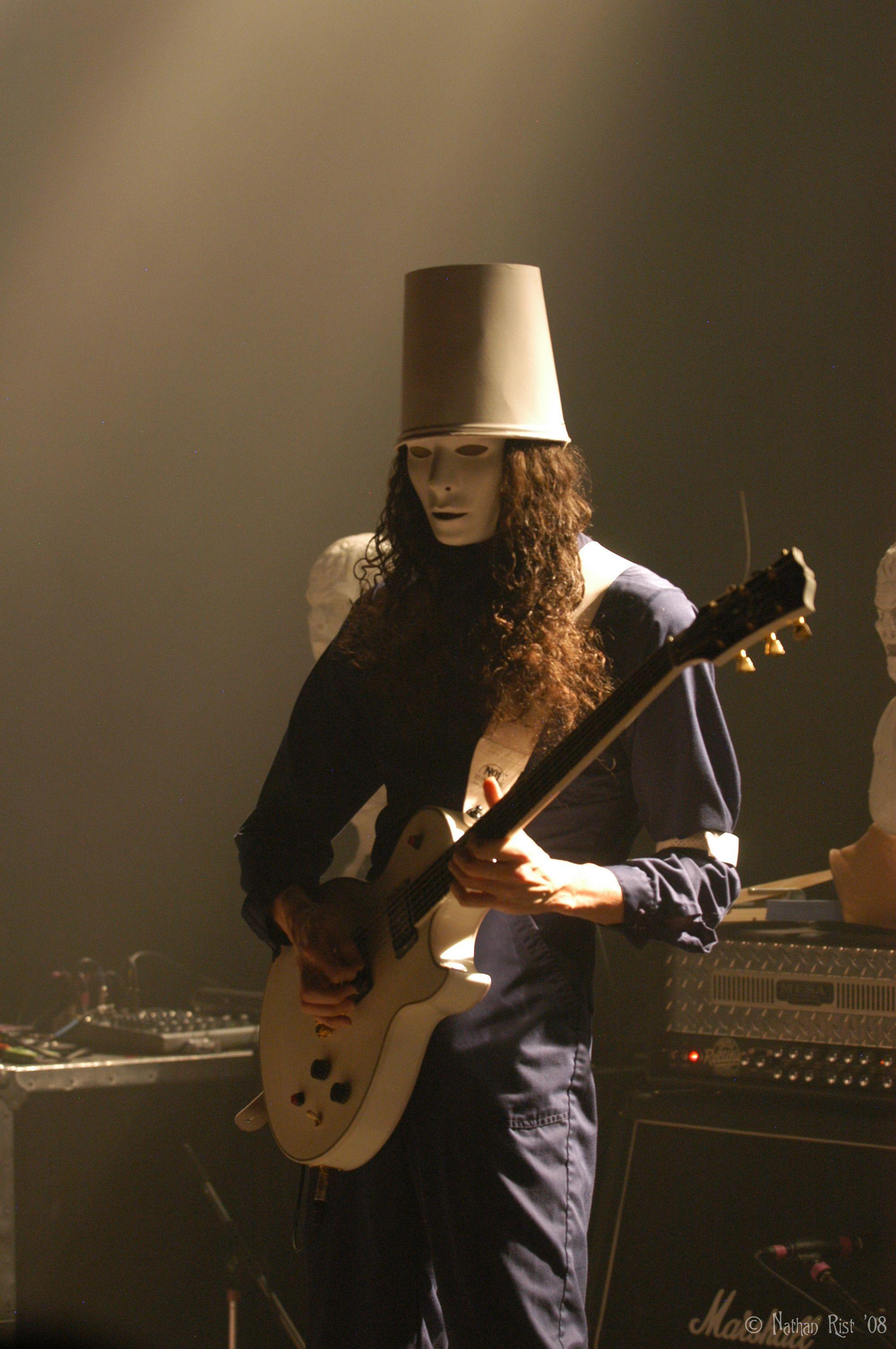 Buckethead by Nathan Rist, 2008. buckethead. Guitars