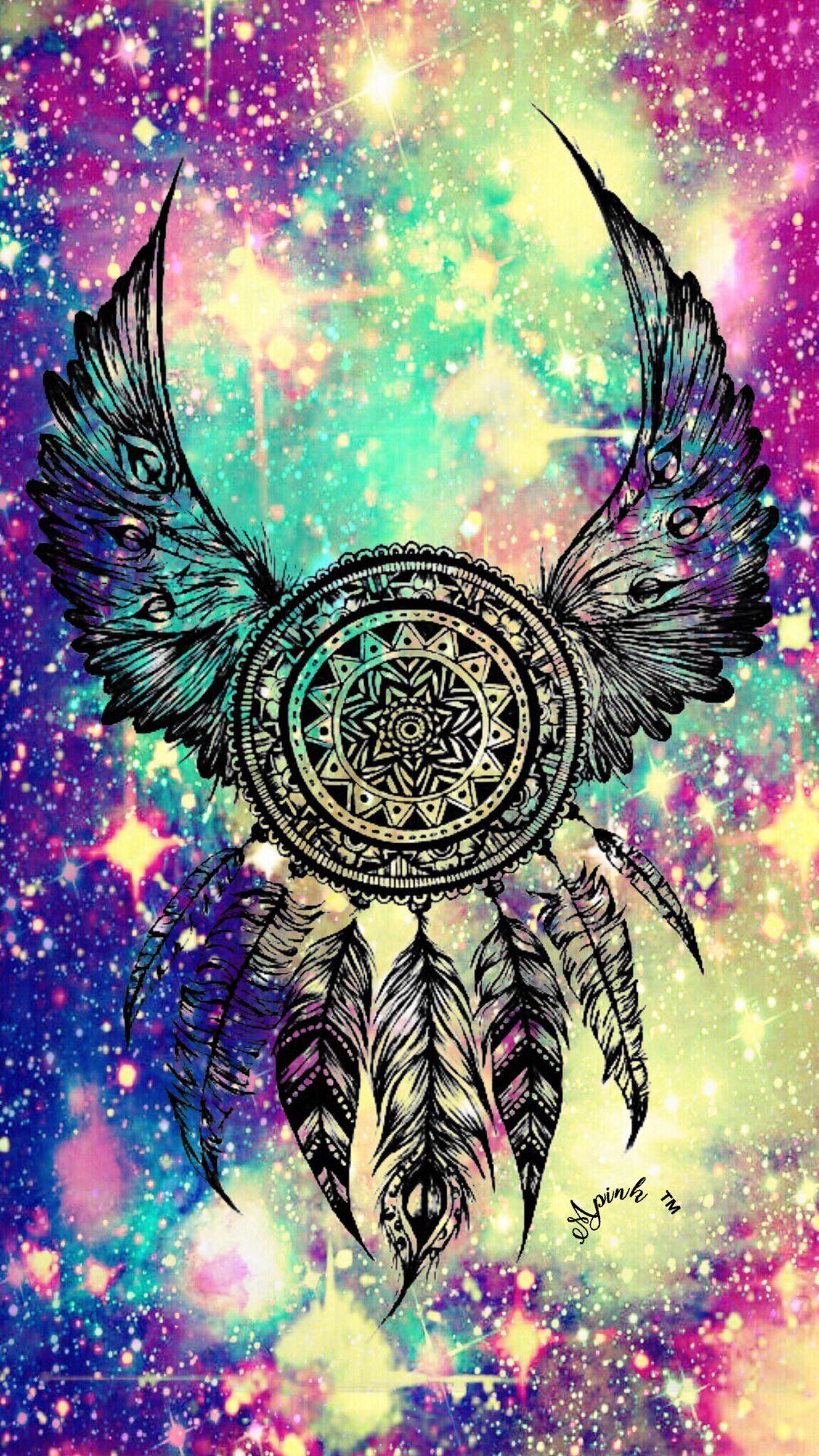 Tribal Dreamcatcher Galaxy Wallpaper #androidwallpaper