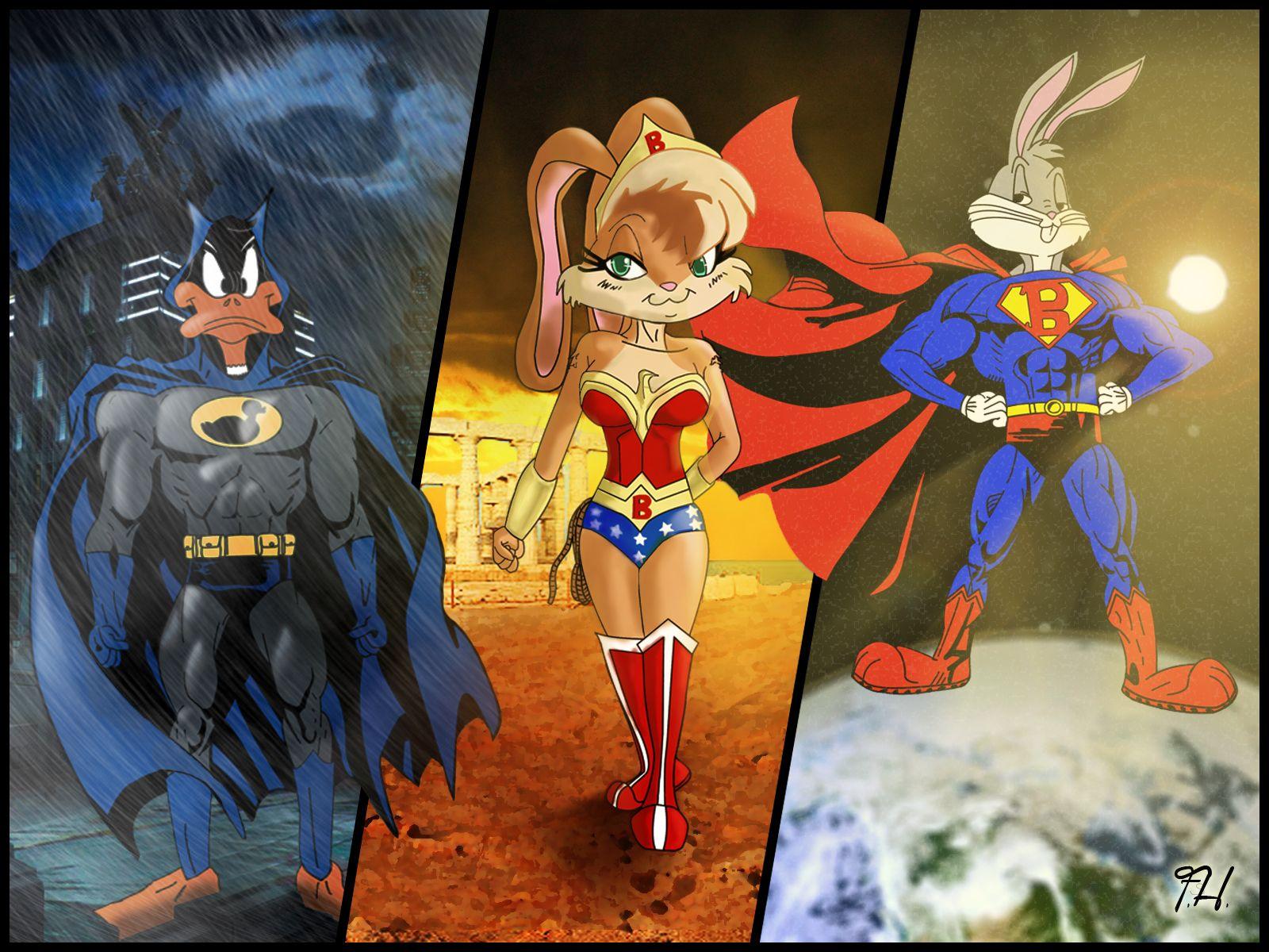 Team Hero, Daffy Duck, Lola Bunny, Bugs Bunny