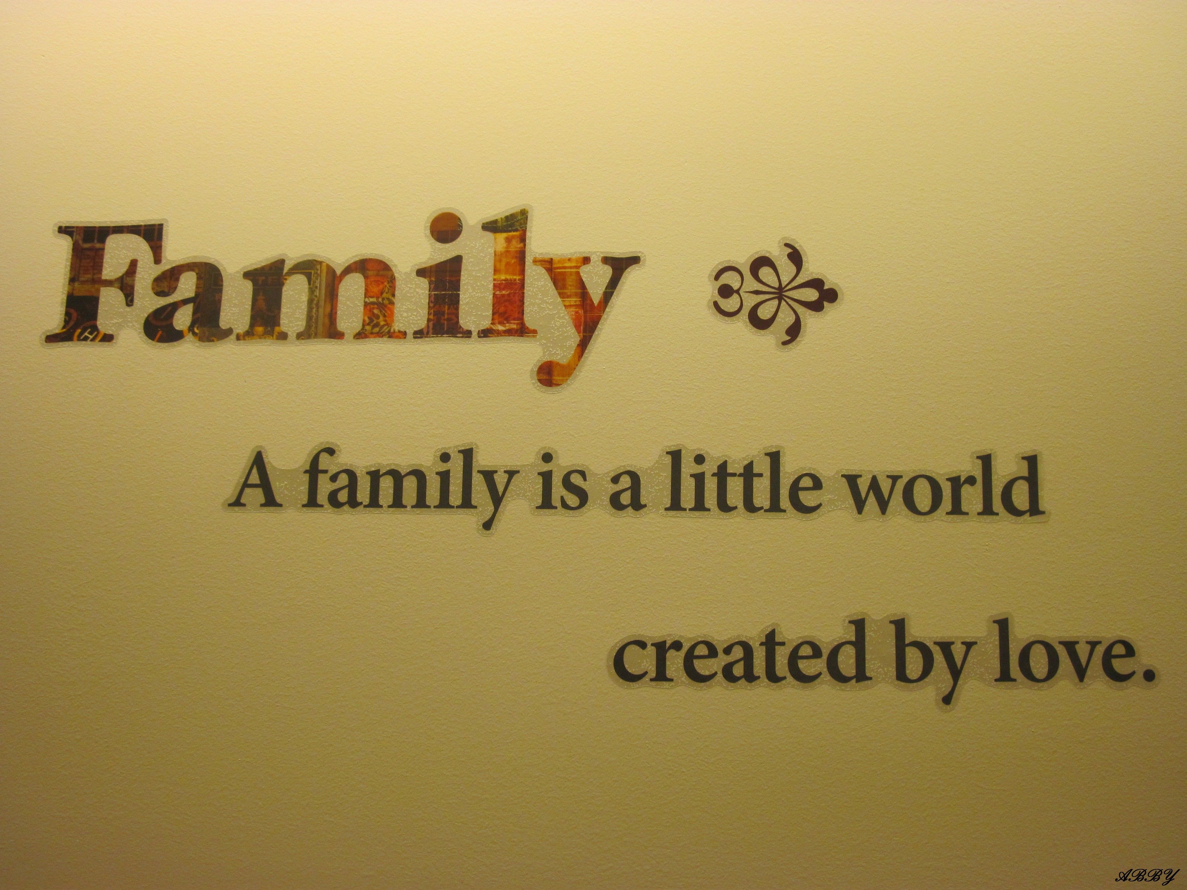 Family with love wallpaper. PC