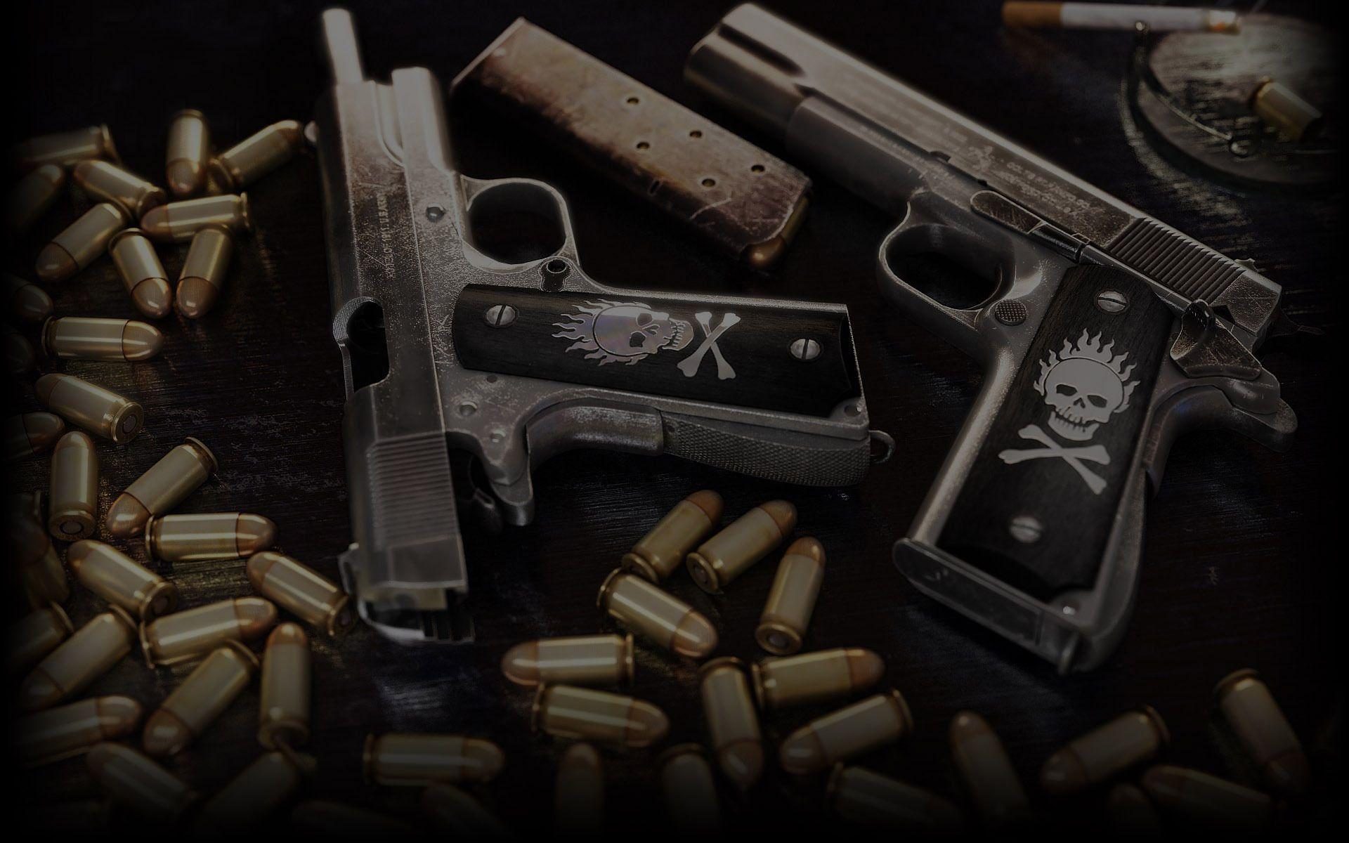 World of Guns Gun Disassembly Background Colt