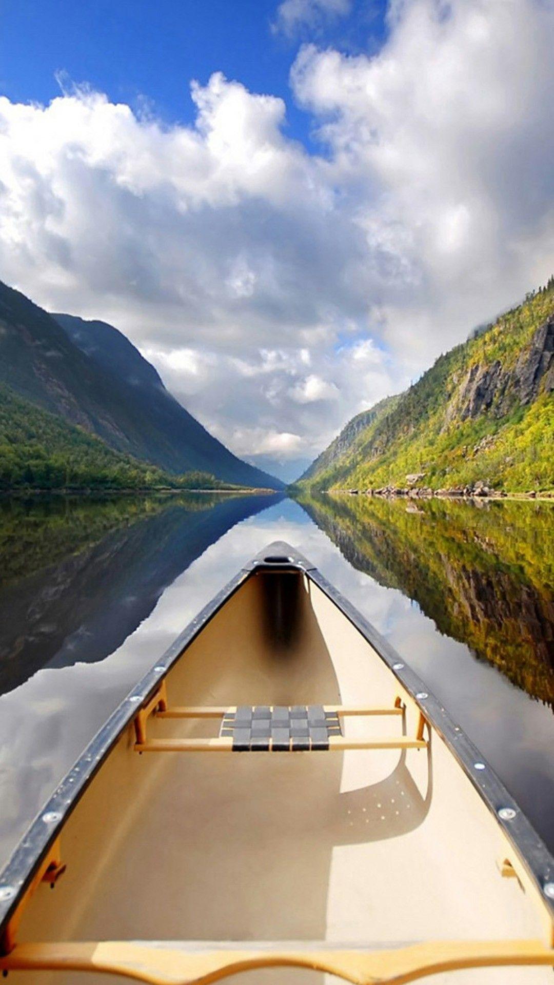 Free HD Nature Boat Wallpaper iPhone 6 Download