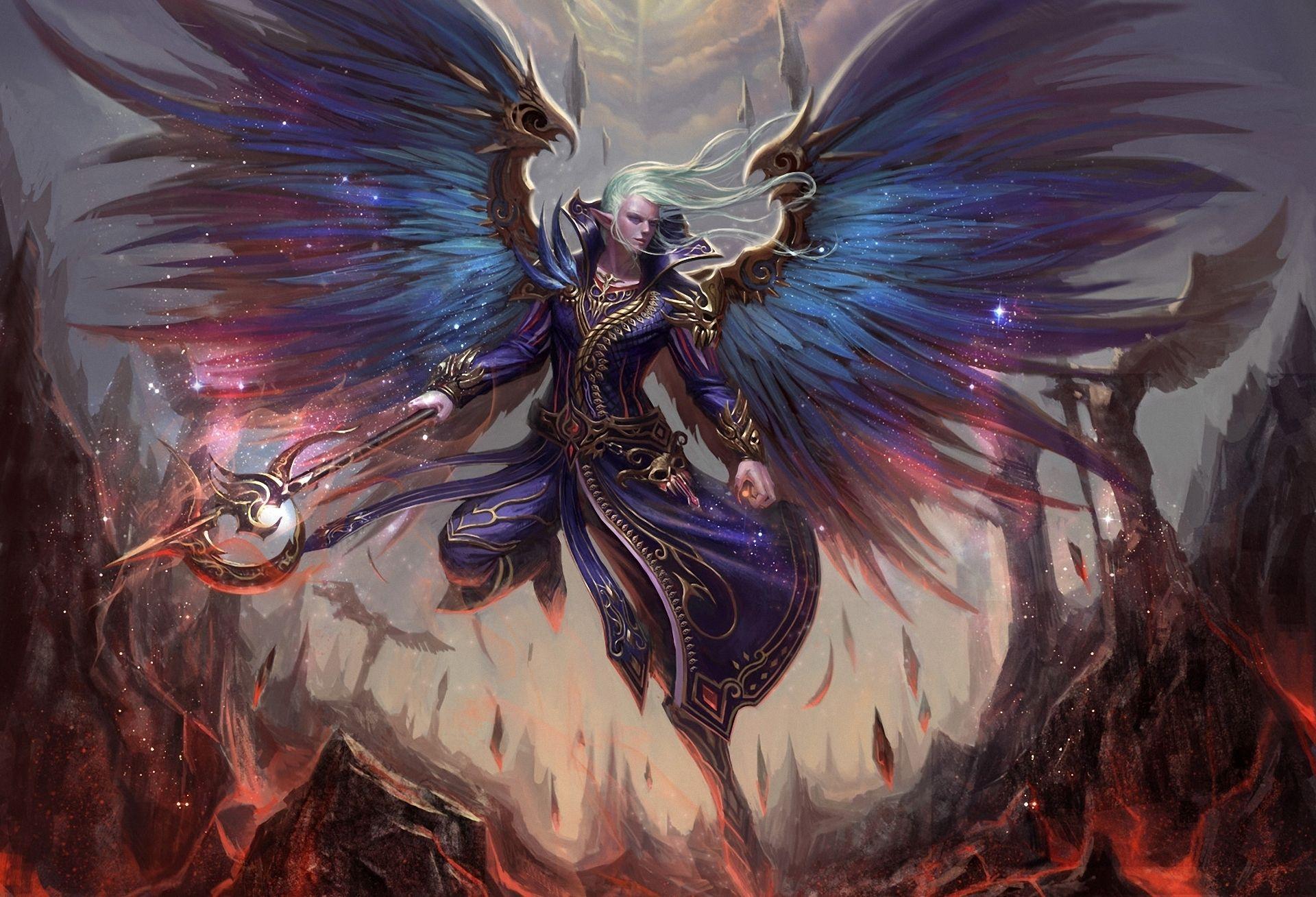 Fantasy Angel Warrior wallpaper (Desktop, Phone, Tablet)