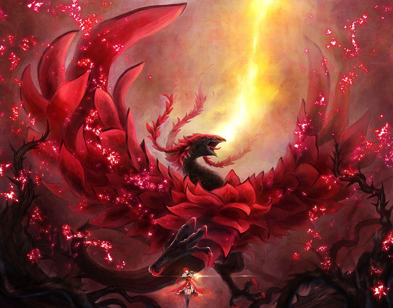 Black Rose Dragon Wallpaper Dragons Van Ken003 Yu Gi Oh