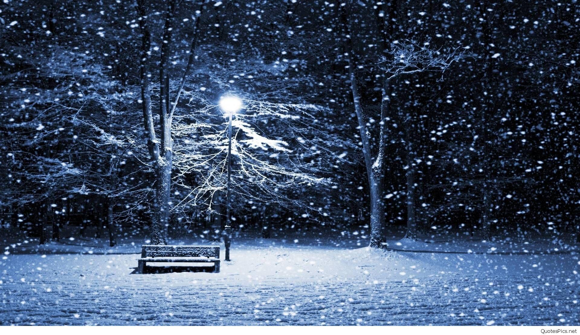 Snow Night Wallpaper Phone