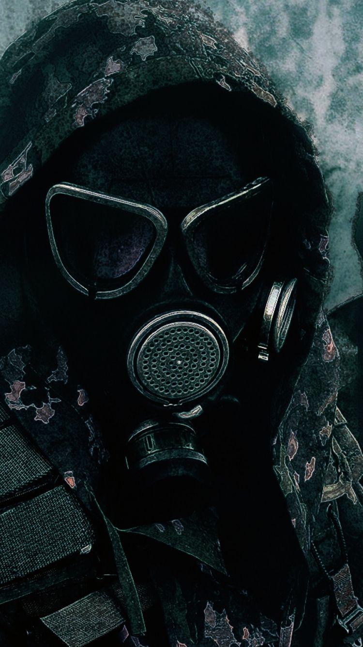 Download This Wallpaper IPhone 6S Gas Mask (750x1334)