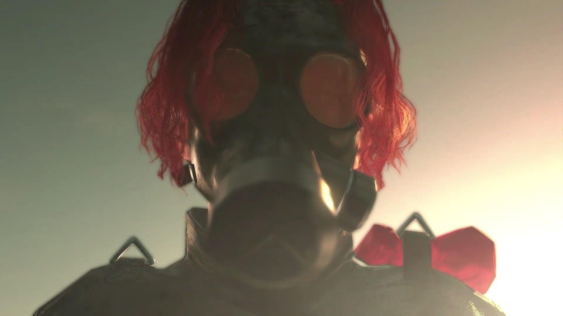 redhead, Psycho Mantis, gas masks 1920x1080px