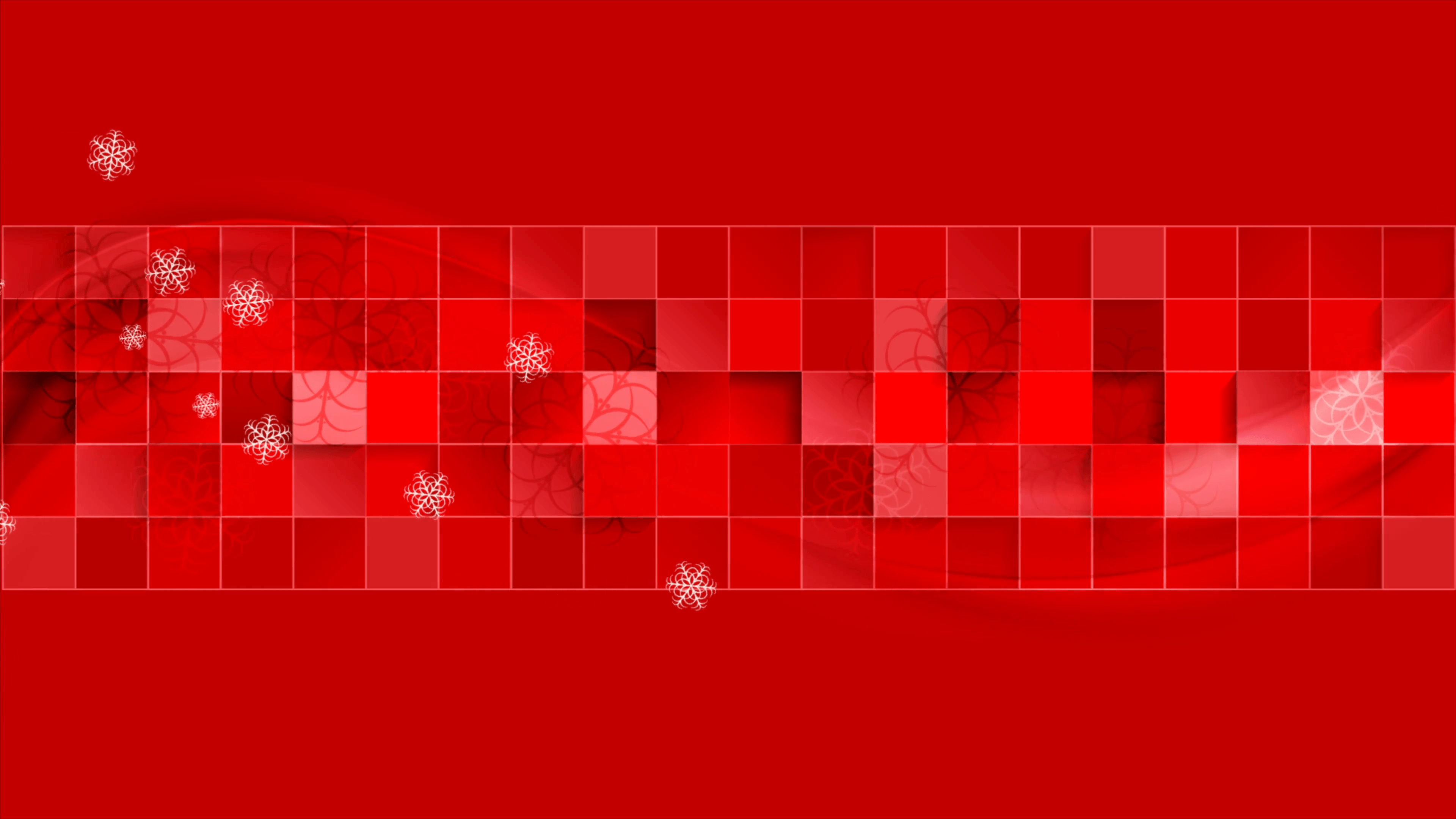 Bright red geometric wavy Christmas motion background