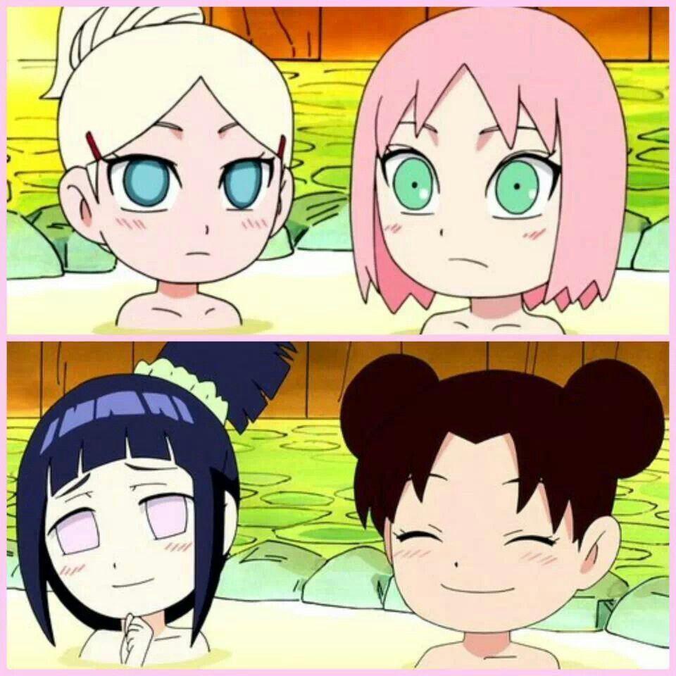 Chibi Ino Sakura Hinata & Tenten From #Naruto. Anime Pics