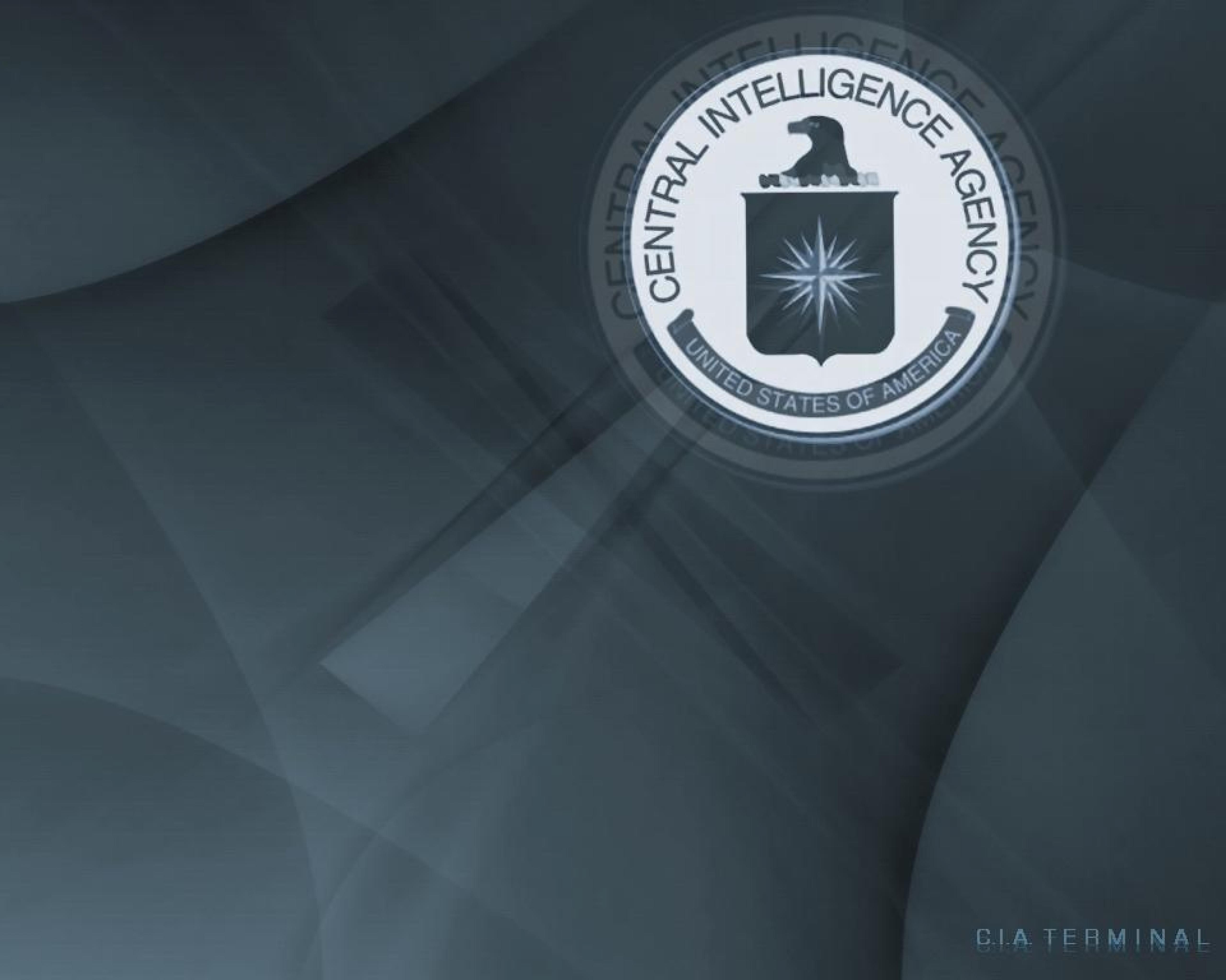 Logo Man made Central intelligence agency Cia HD Wallpapers, Desktop.