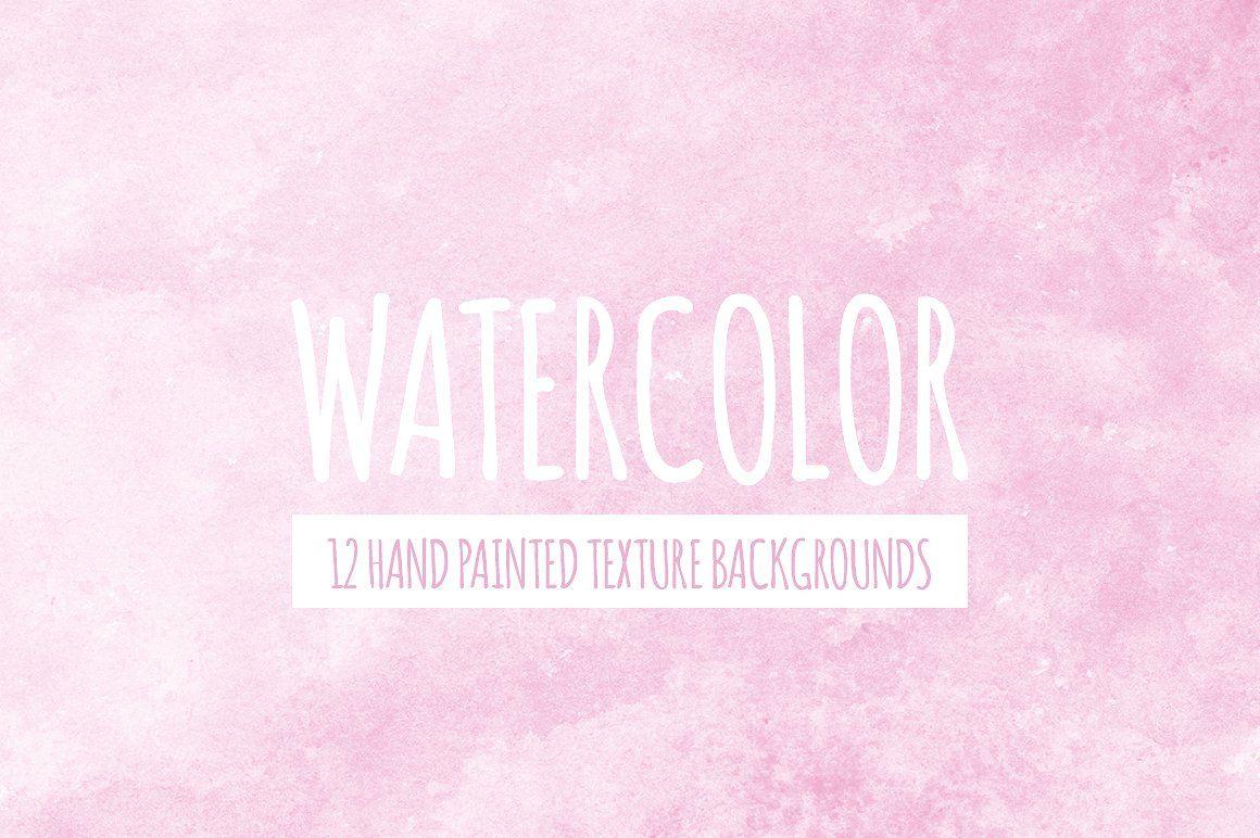 Pink Watercolor Texture Background Textures Creative Market