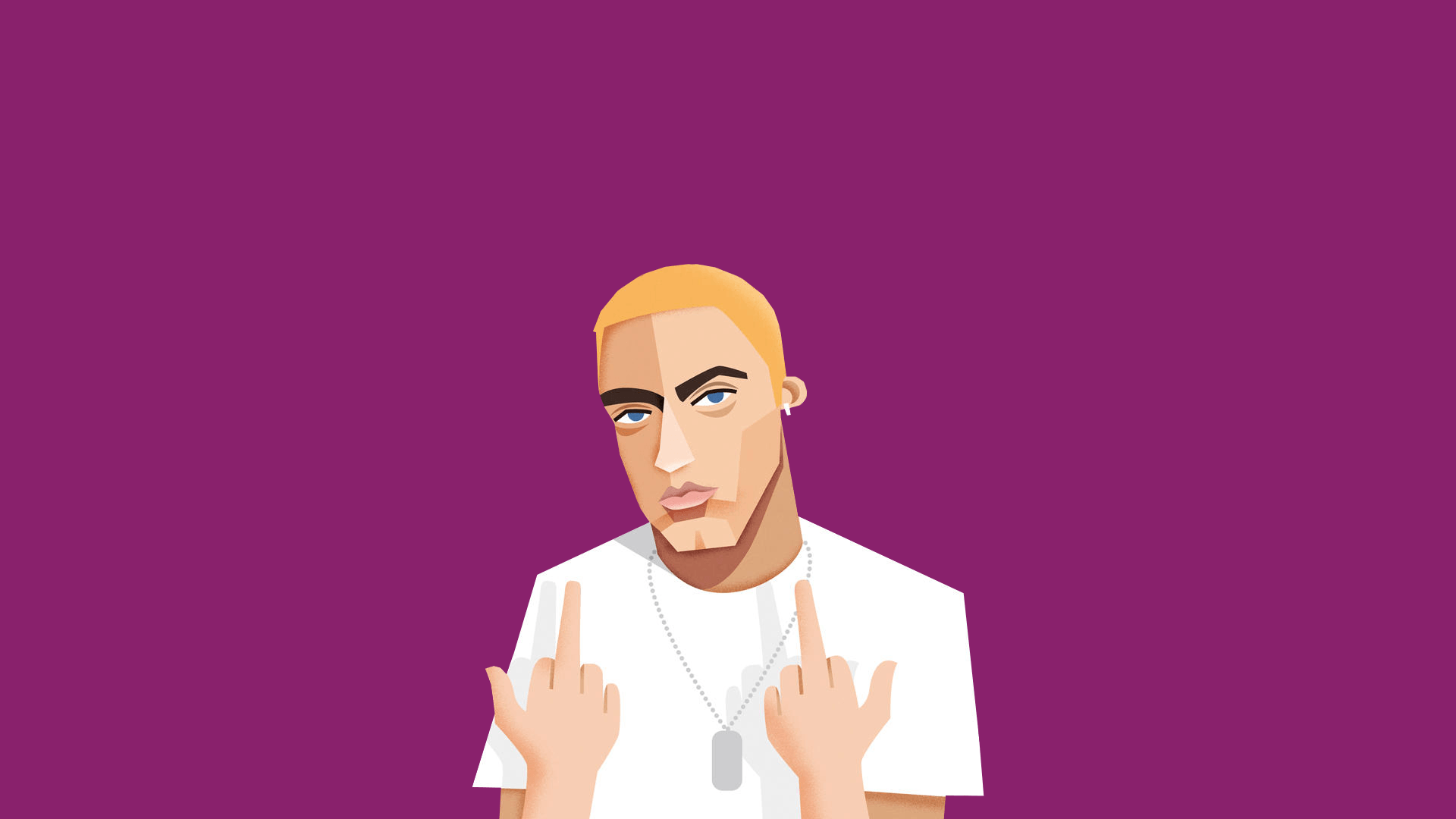 Cool eminem art background by Dale Edwin Murray
