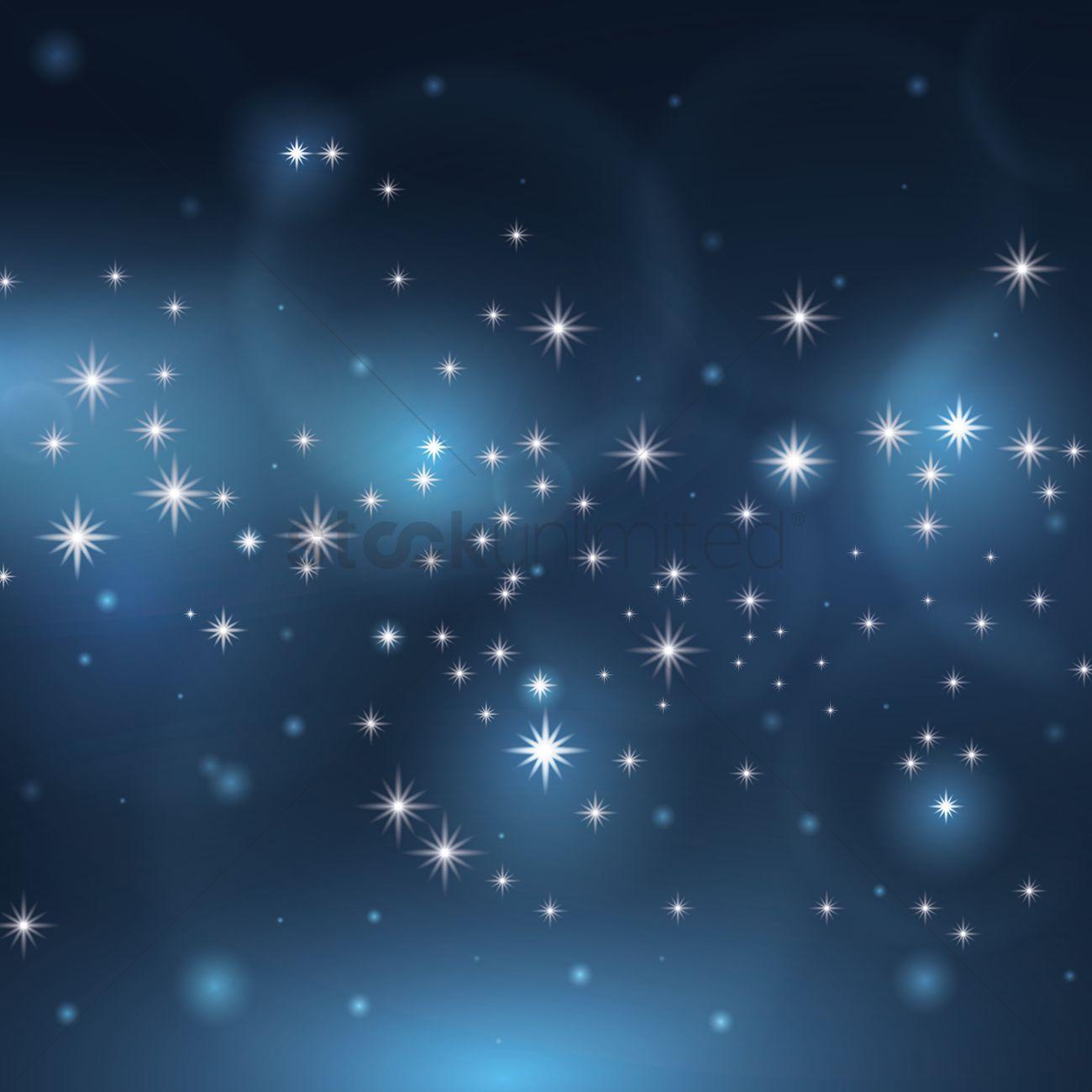 Starry sky background Vector Image