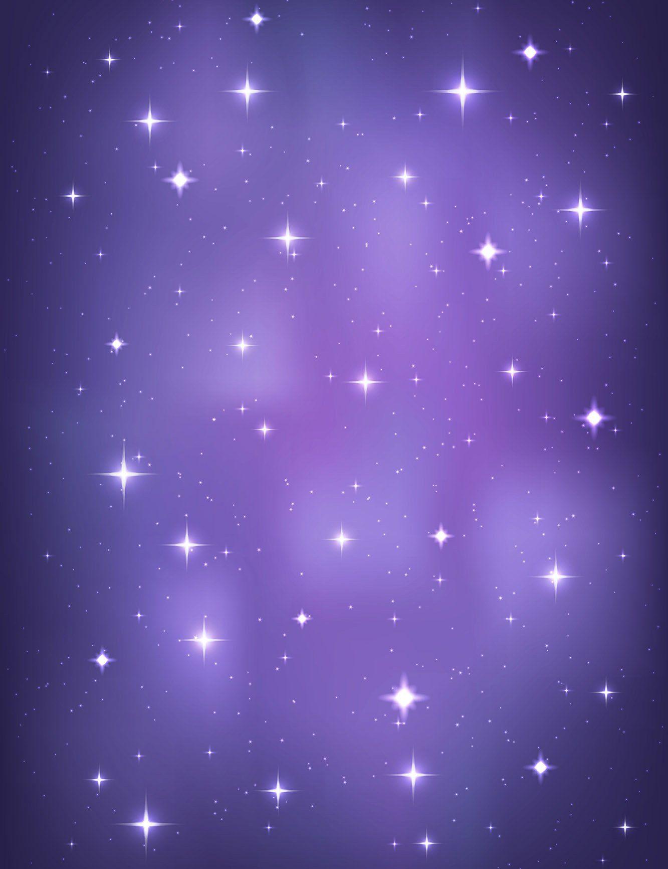 Purple Vast Universe Starry Sky Bokeh Background For Baby Backdrop
