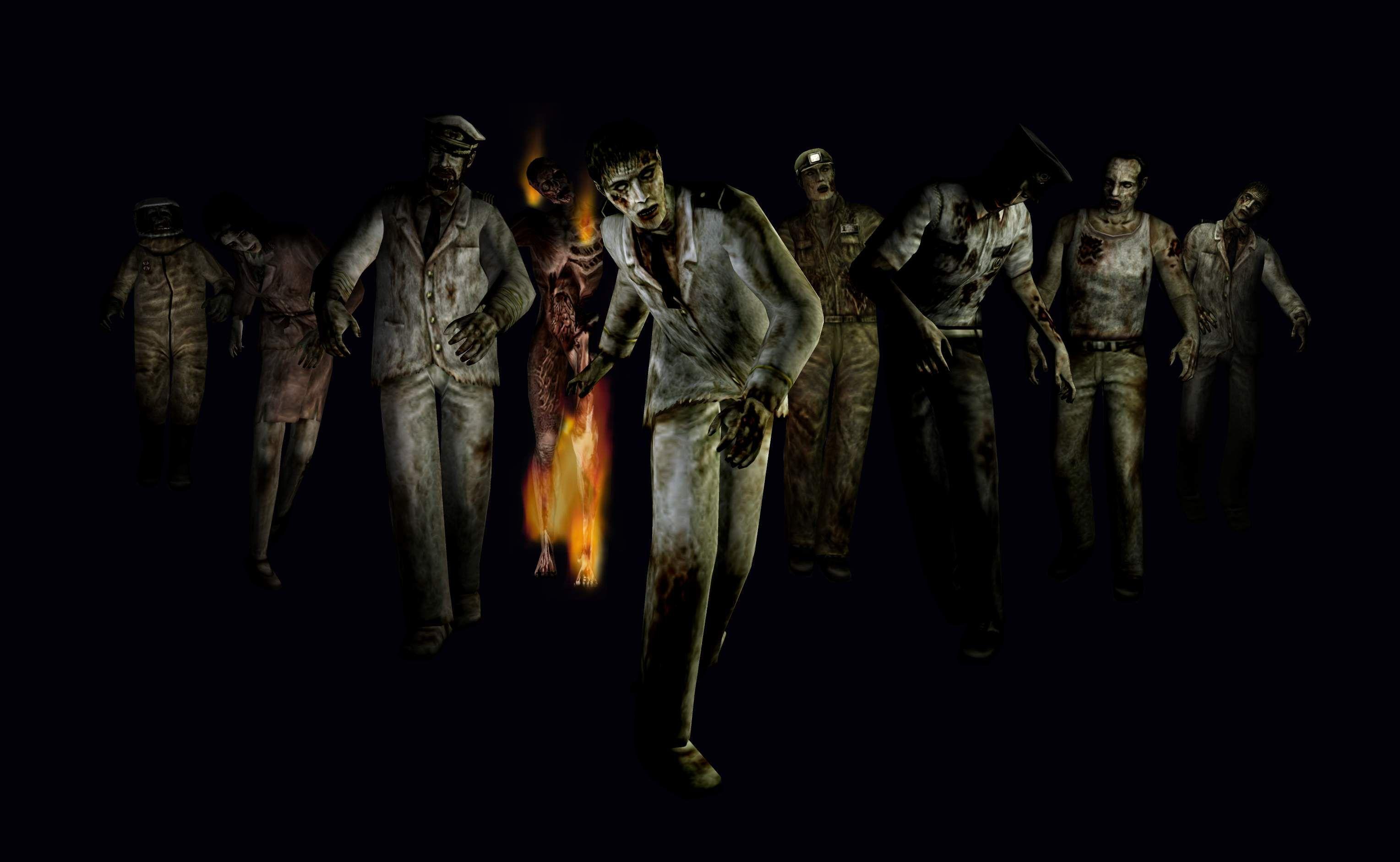 Zombie (Black Background) (GUN SURVIVOR 4 BIOHAZARD HEROES NEVER DIE