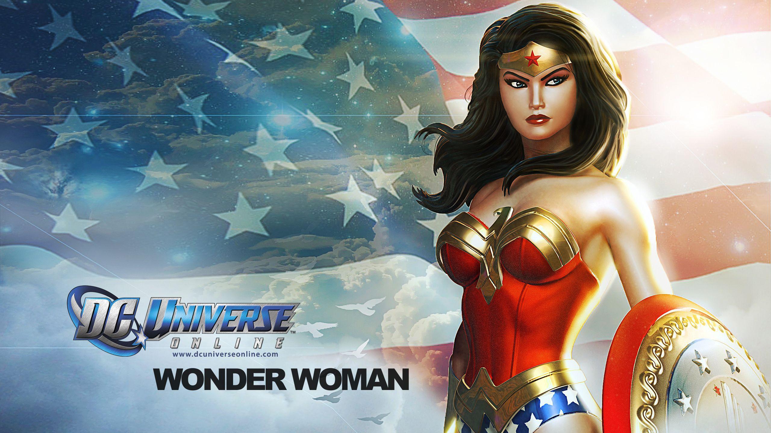 Wonder Woman in DC Universe Online Wallpaper