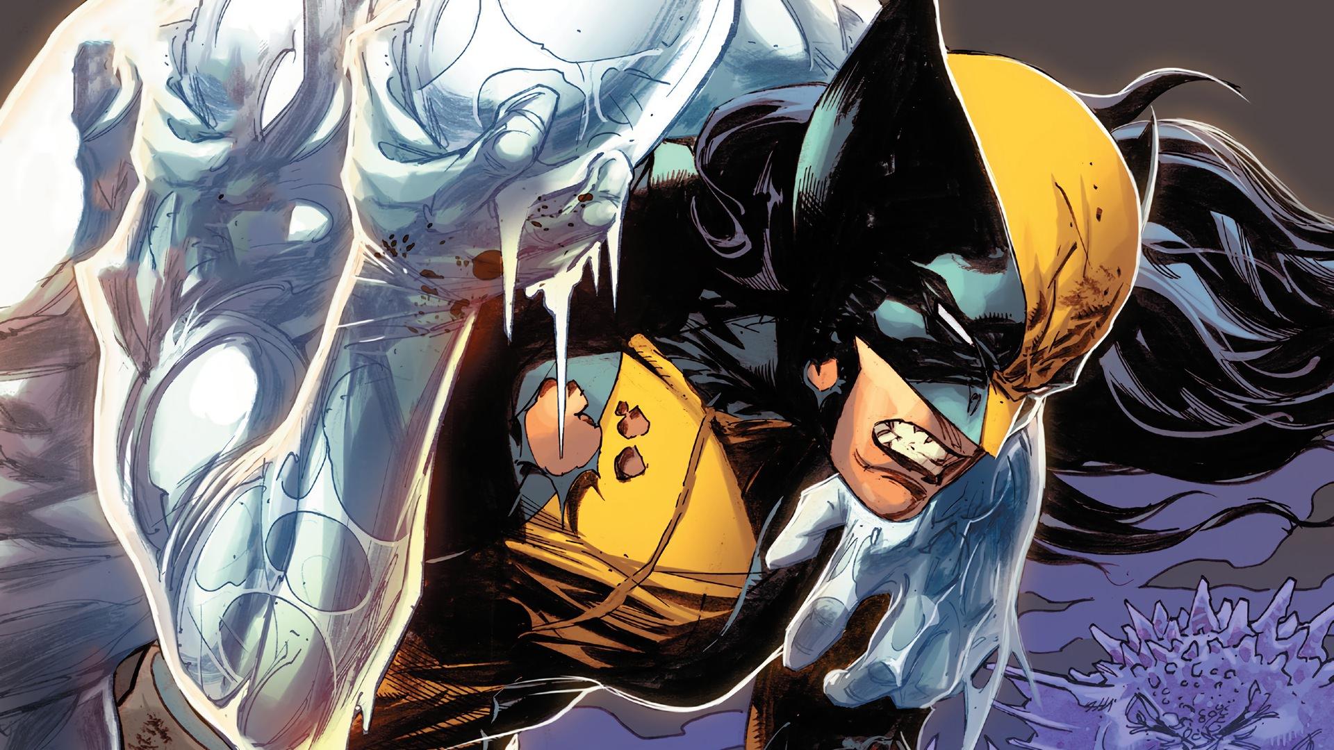 Wolverine and Iceman Marvel Comics Wallpaper