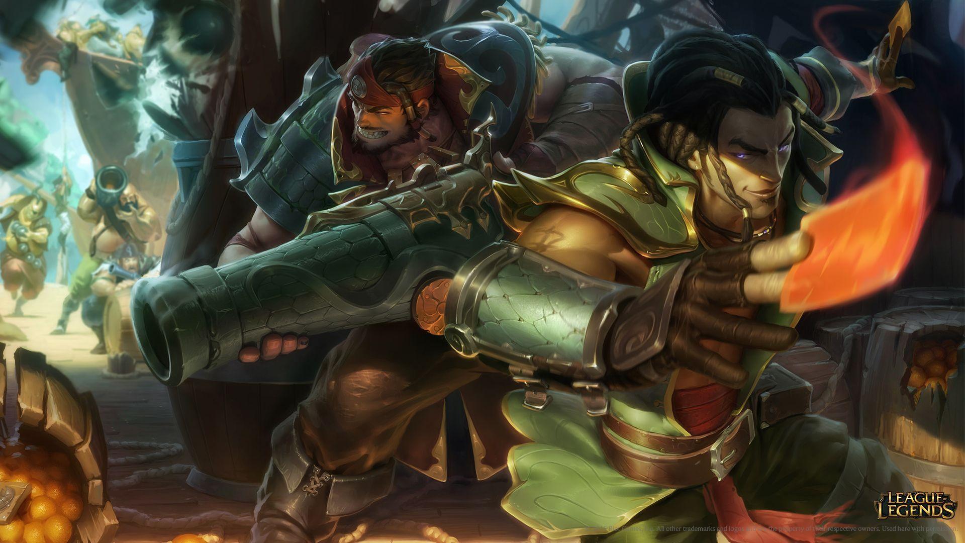 Cutthroat Graves and Cutpurse Twisted Fate Skins League of Legends