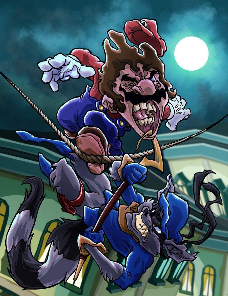 Mario vs. Sly Cooper