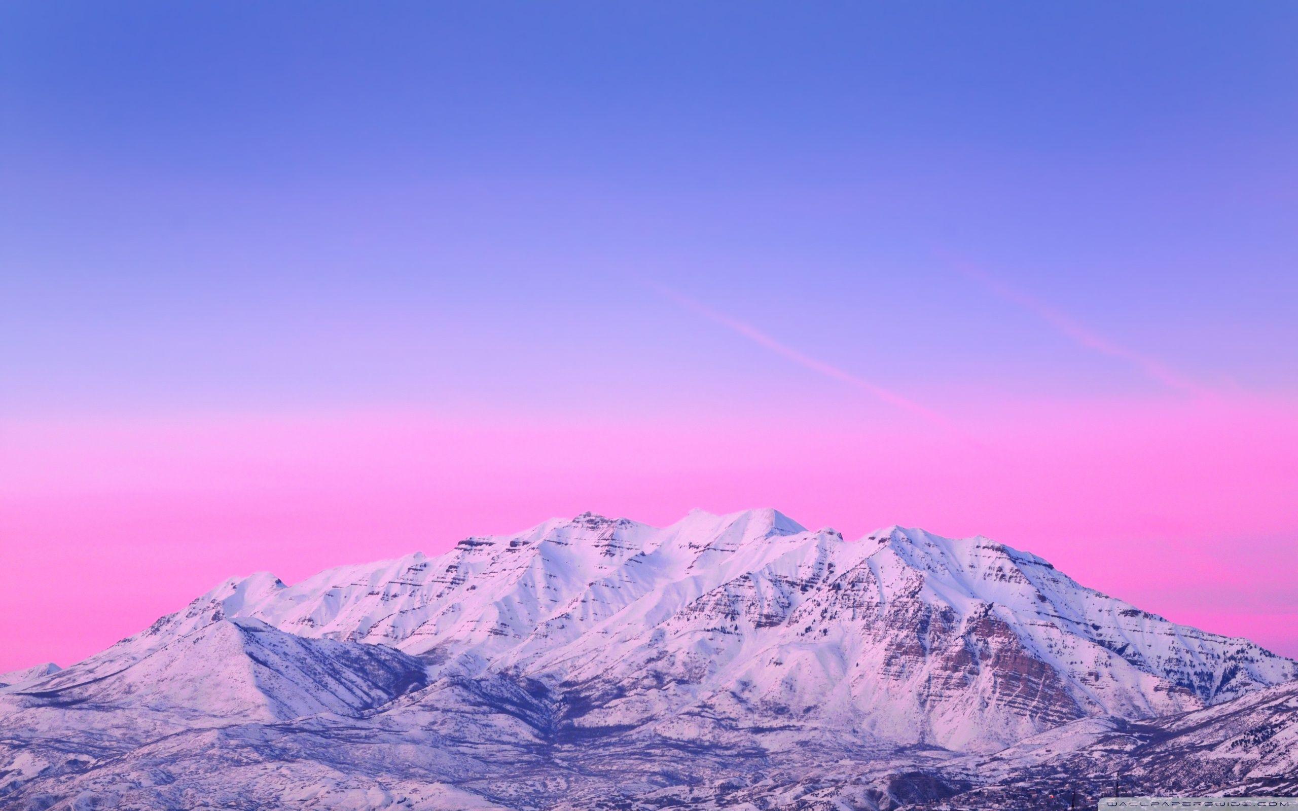 Mount Timpanogos Pink Sunset Ultra HD Desktop Background Wallpaper for 4K UHD TV, Multi Display, Dual Monitor, Tablet