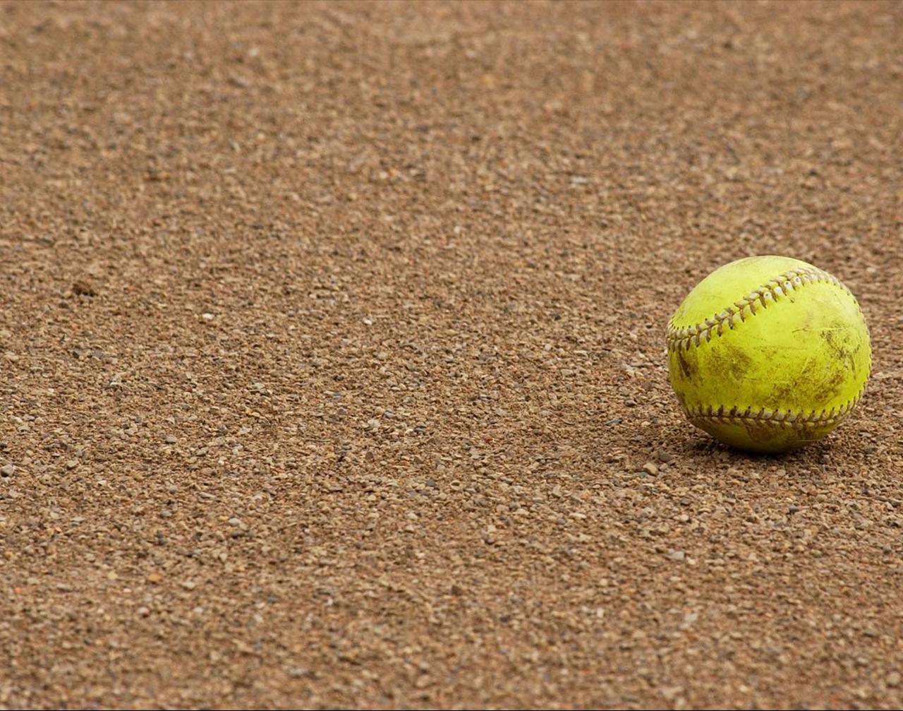 Softball Free PPT Background for your PowerPoint