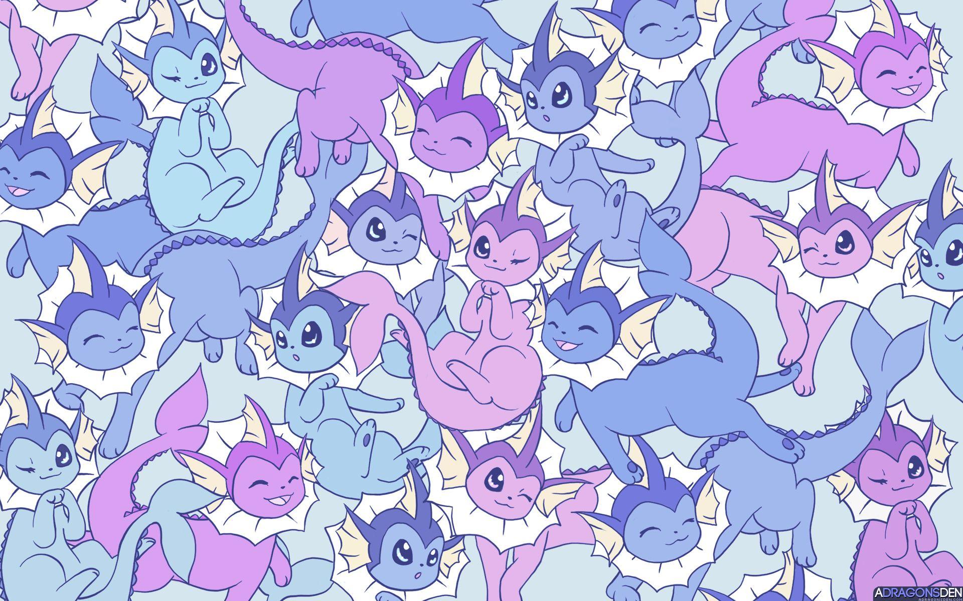 Vaporeon Wallpaper. Pokémon