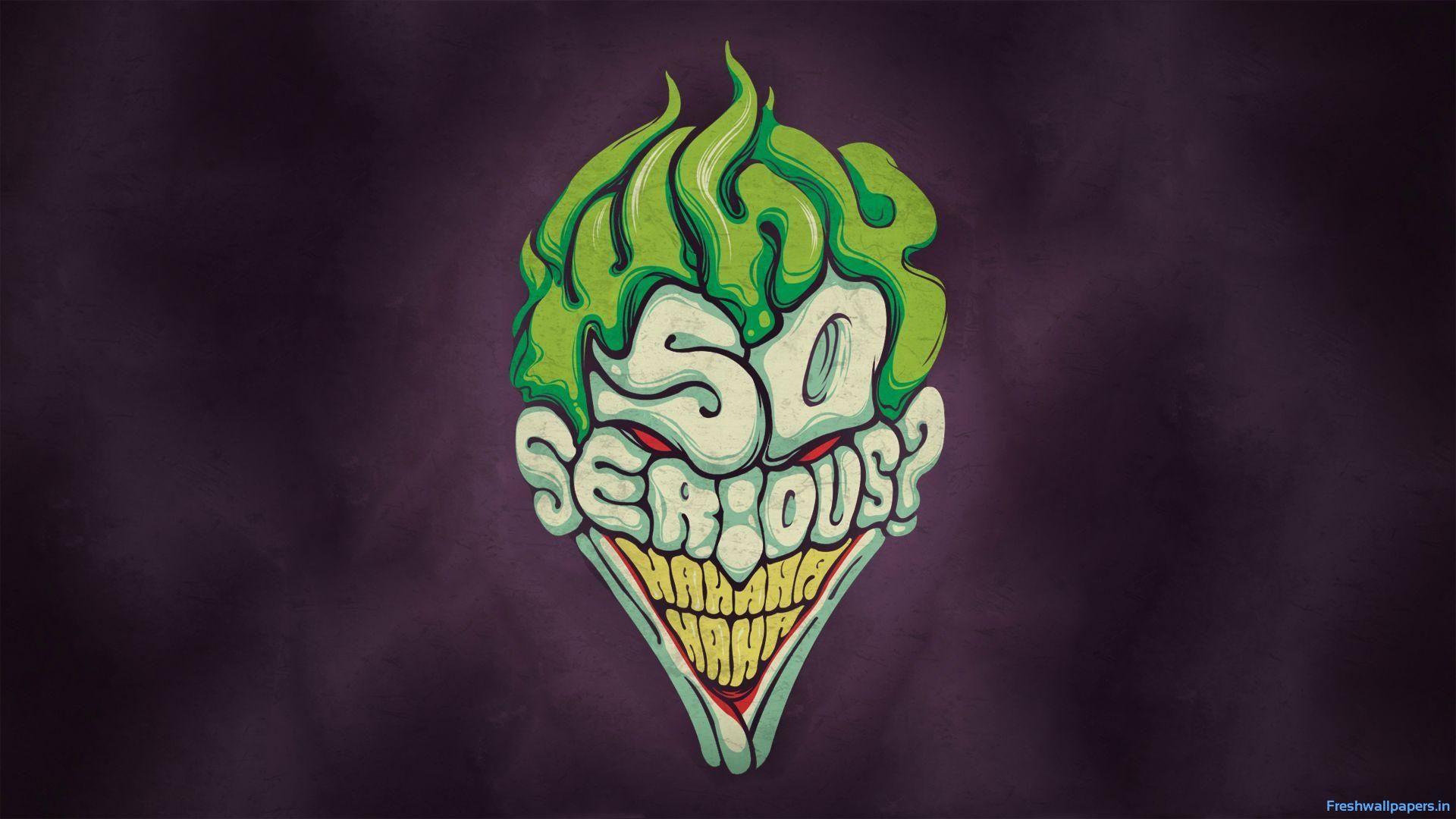 The joker artwork why so serious? wallpaper