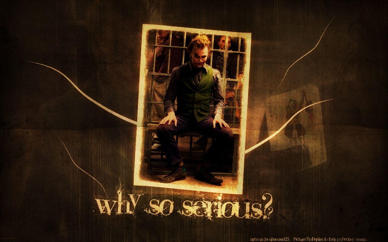 The Dark Knight Files: why so serious wallpaper 2012 series