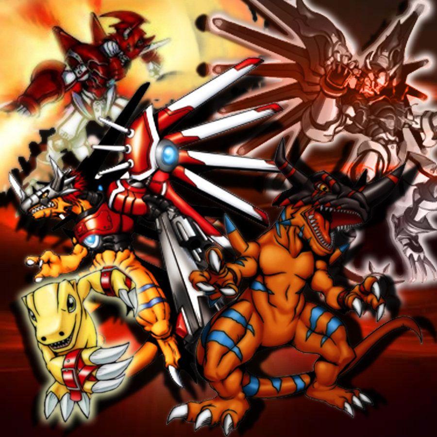 Digimon! Tai, Agumon e suas evoluções por MattPlaysVG em, evolução digimon  papel de parede HD