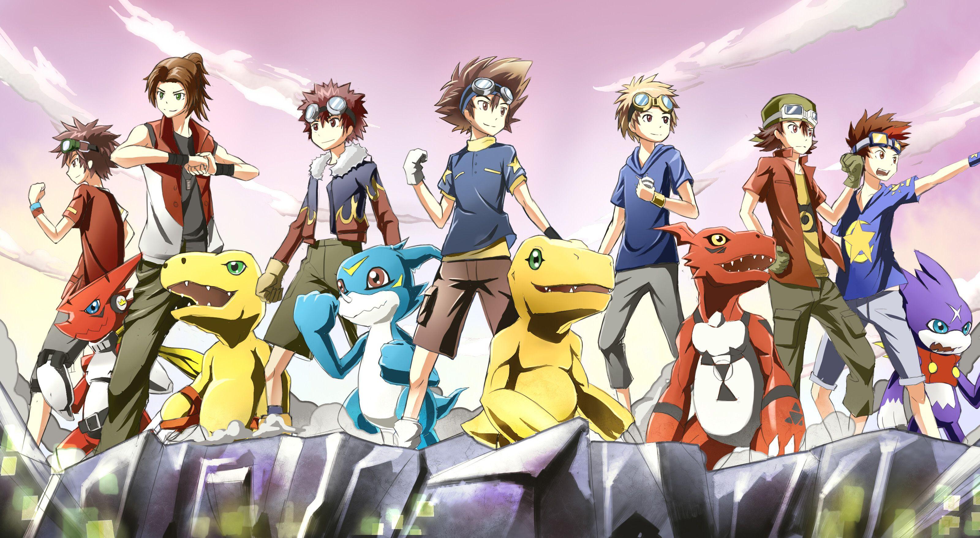 Wallpaper Digimon Data Squad