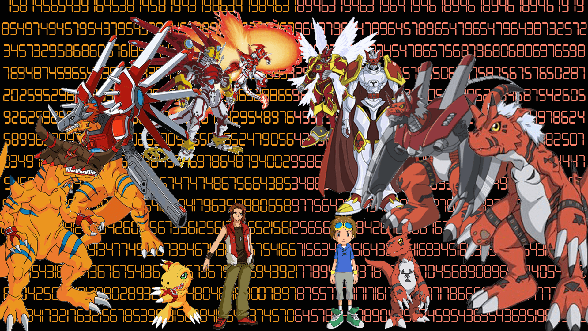 Digimon: Marcus and Takato Wallpapper