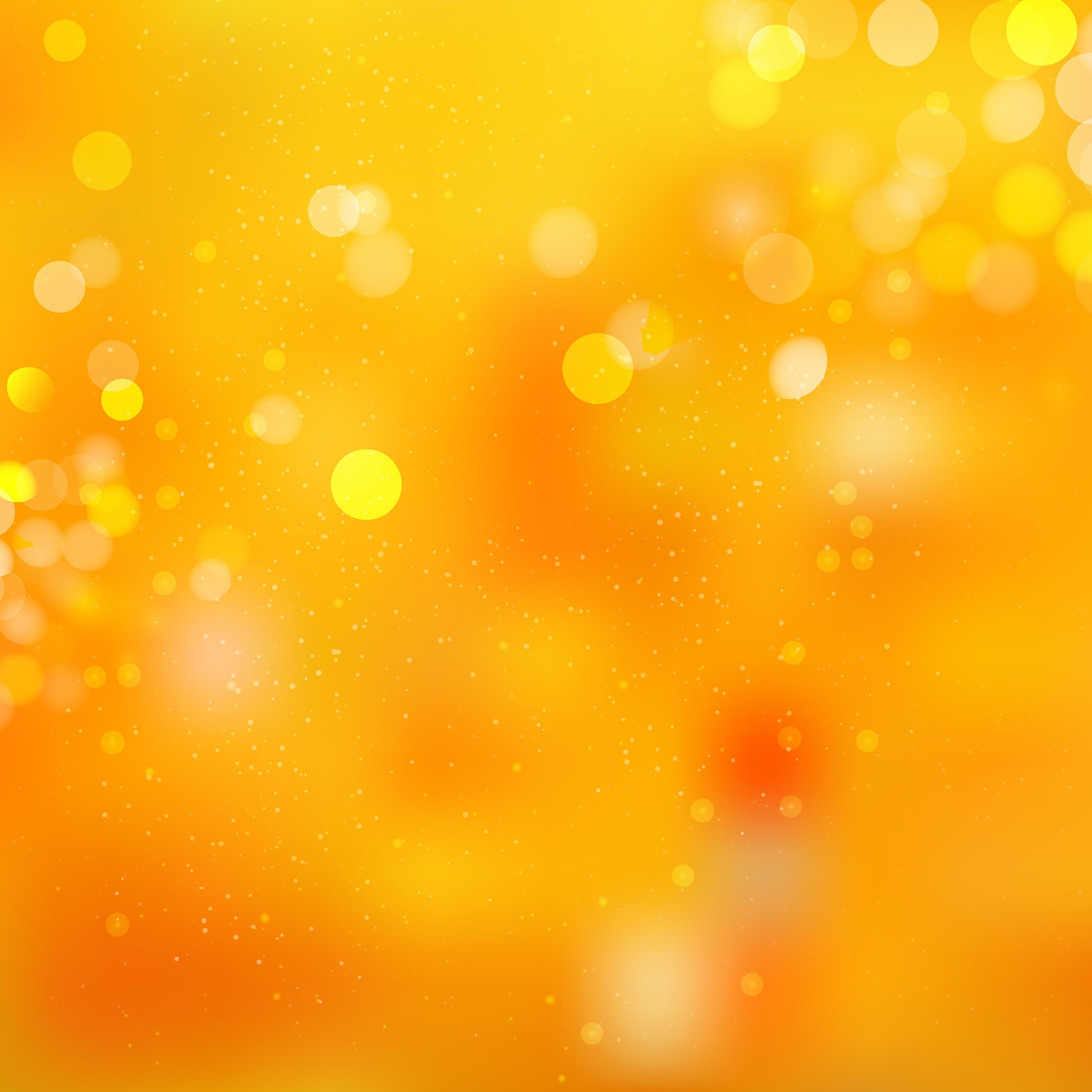 Blurred Yellow Orange Lights BackgroundFreevectors