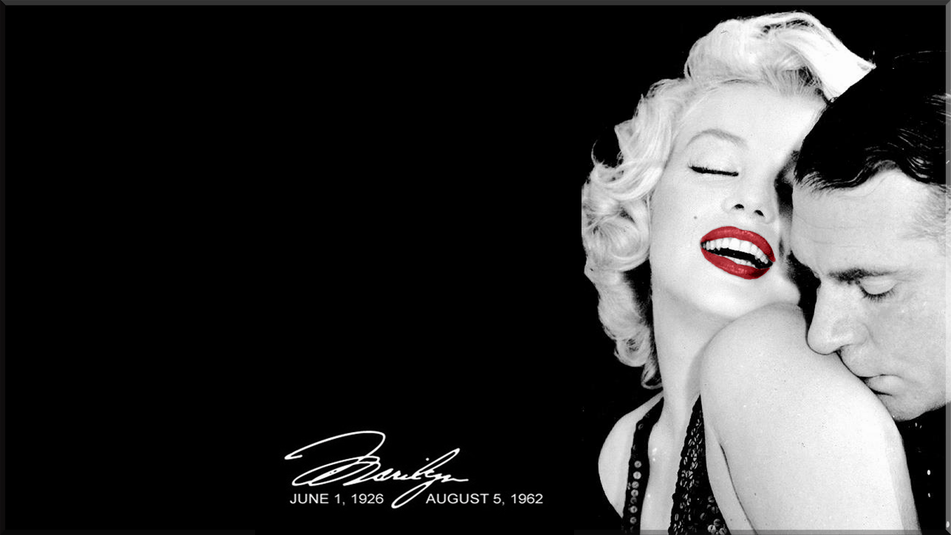 Marilyn Monroe Black And White Wallpaper Desktop Background