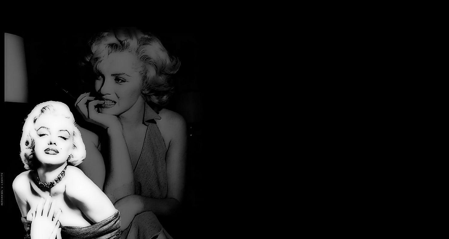 Marilyn Monroe on Black and Pink Nexus Wallpaper