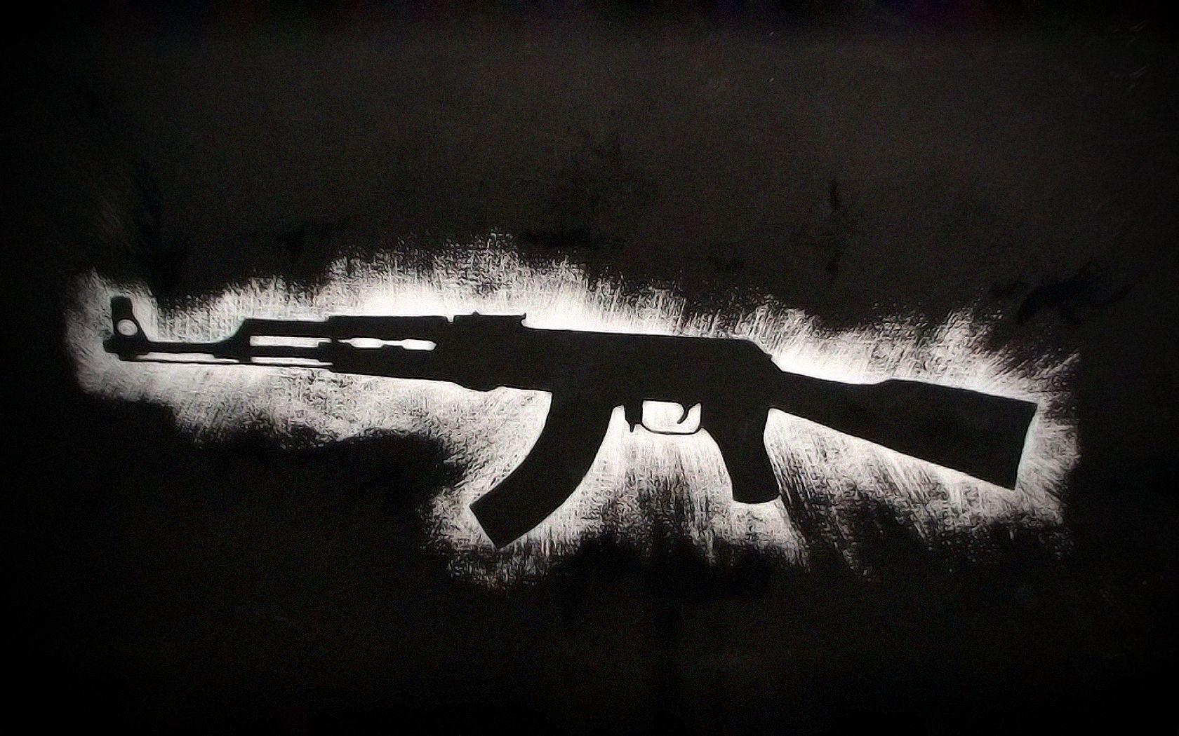 Free Download New AK 47 Gun Image