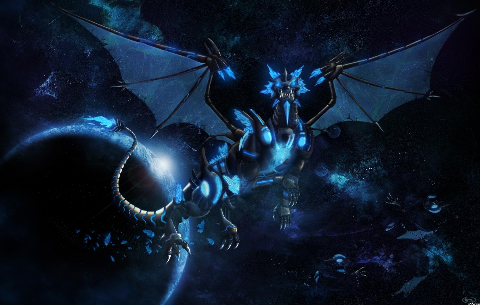 Cool Backgrounds Of Dragons Blue Dragon Wallpapers.