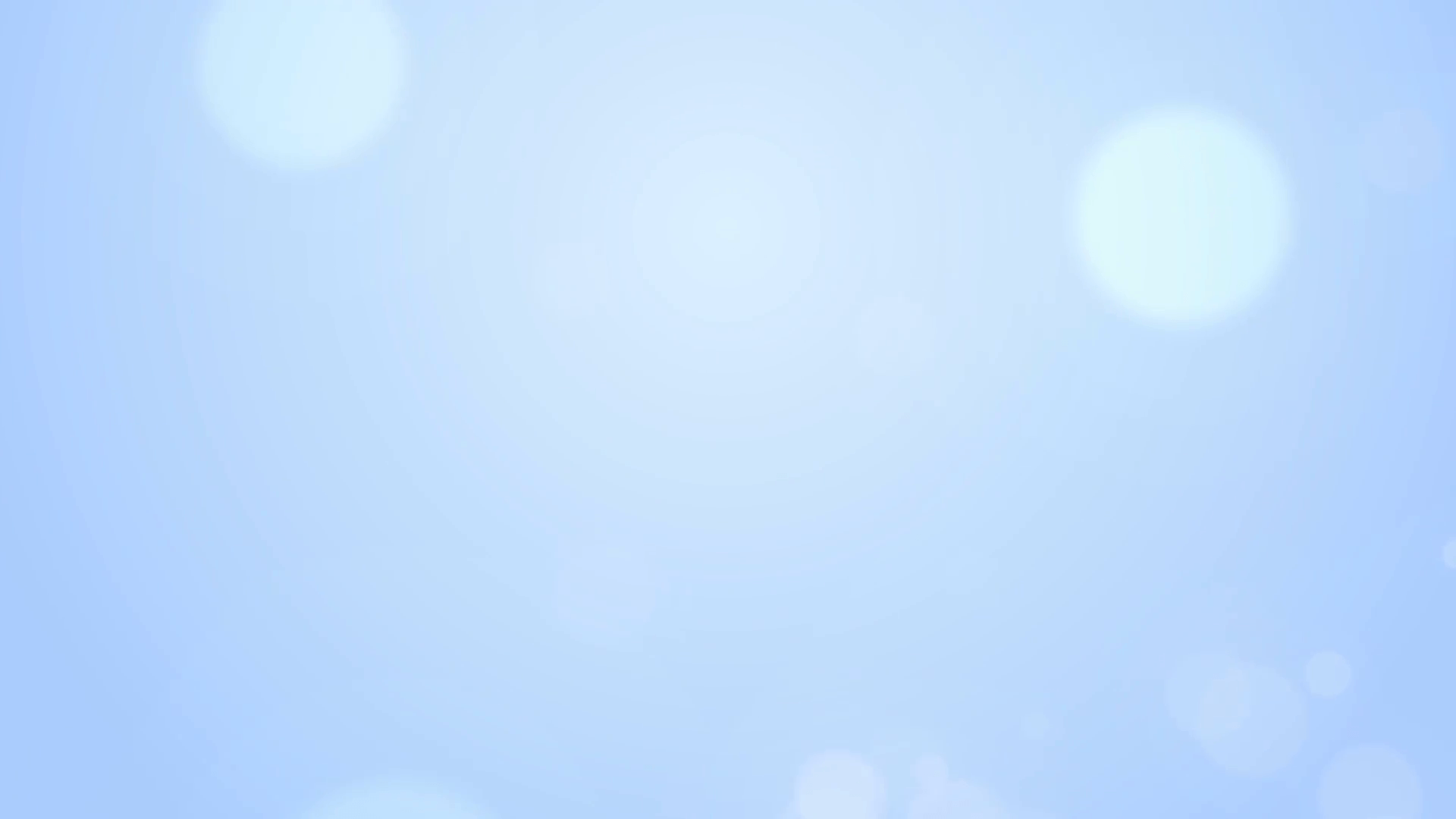 Bokeh Light Particles on Soft Blue Background as Backdrop Motion