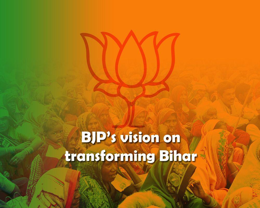 Bihar Elections: BJP announces its Vision for Bihar