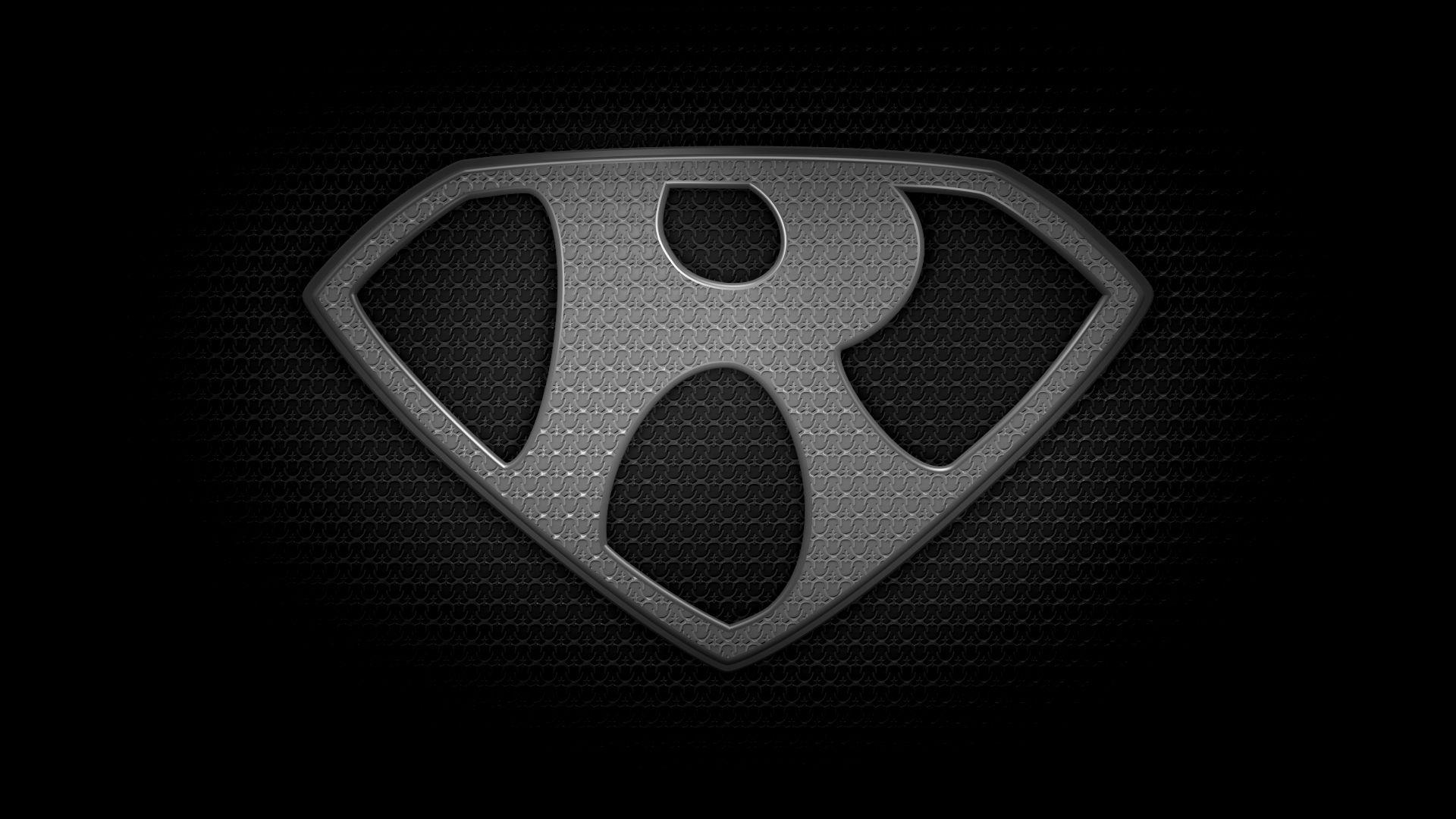 The letter R in the style of “Man of Steel”