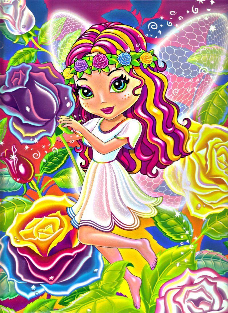 Lisa Frank Wallpaper. The Rose Fairy by *ZR1982
