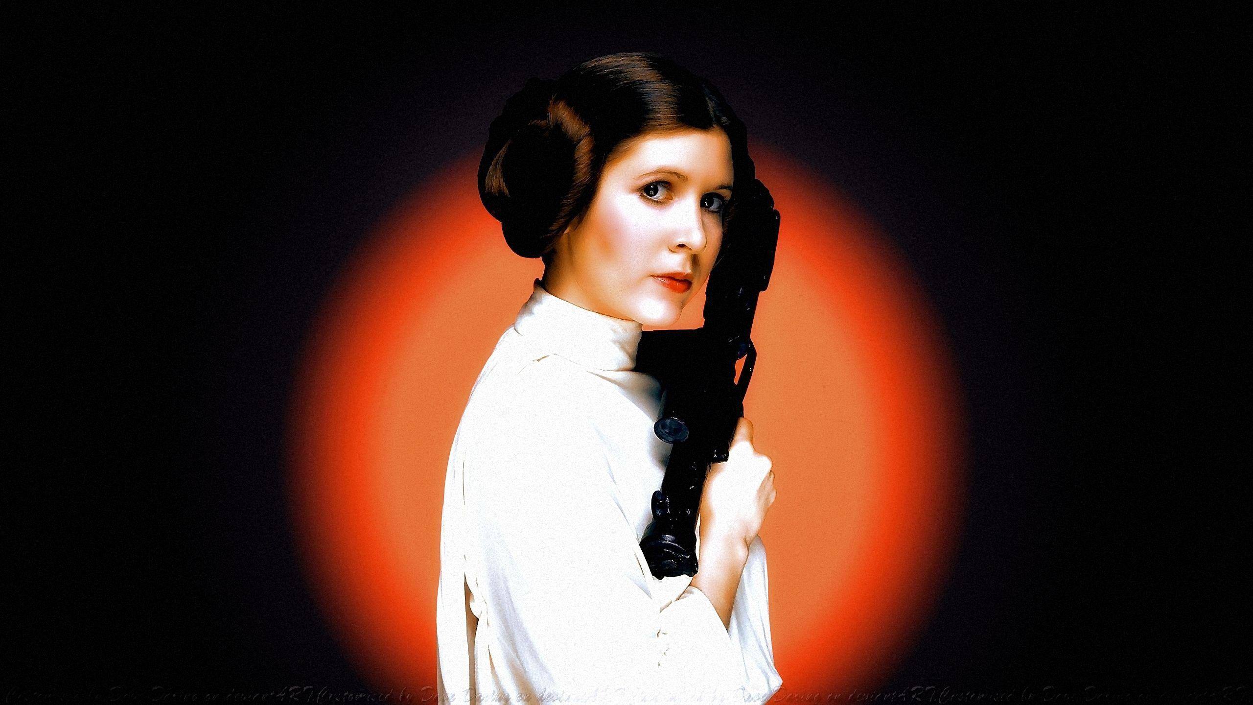 Carrie Fisher Princess Leia V By Dave Daring