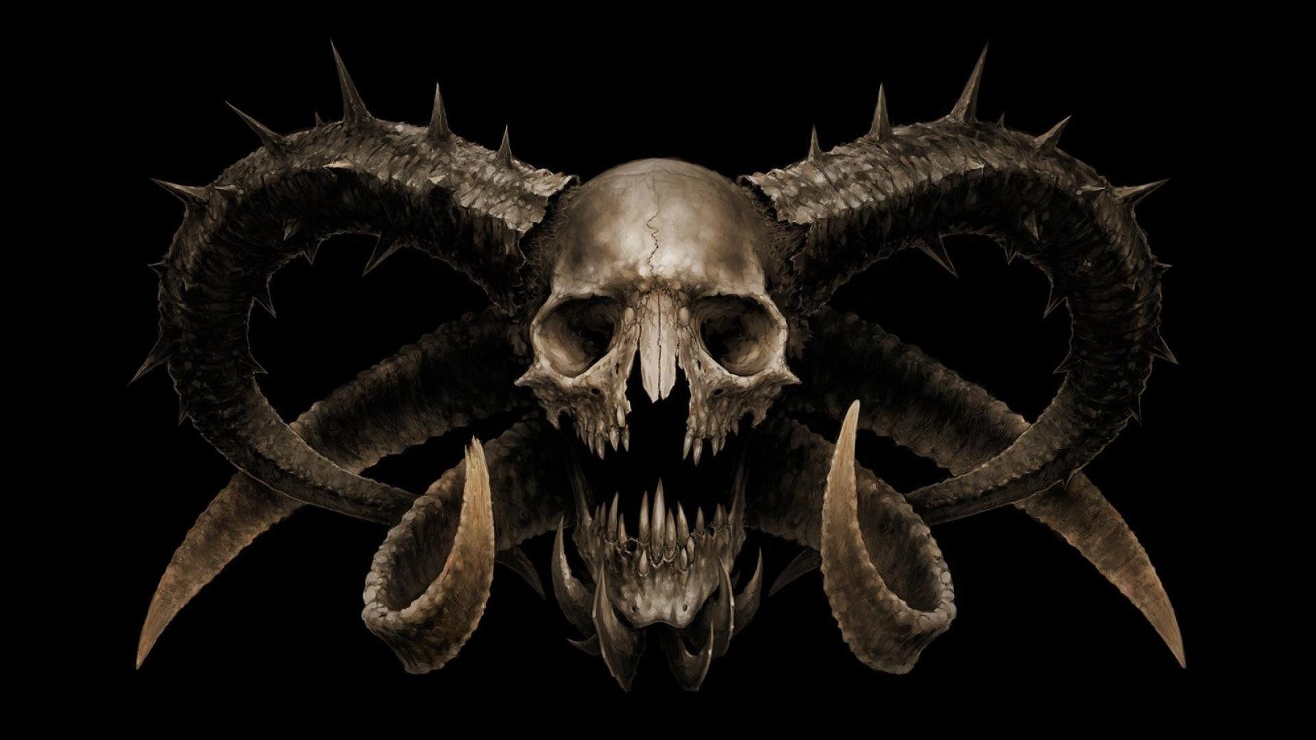 demon skull wallpaper Collection