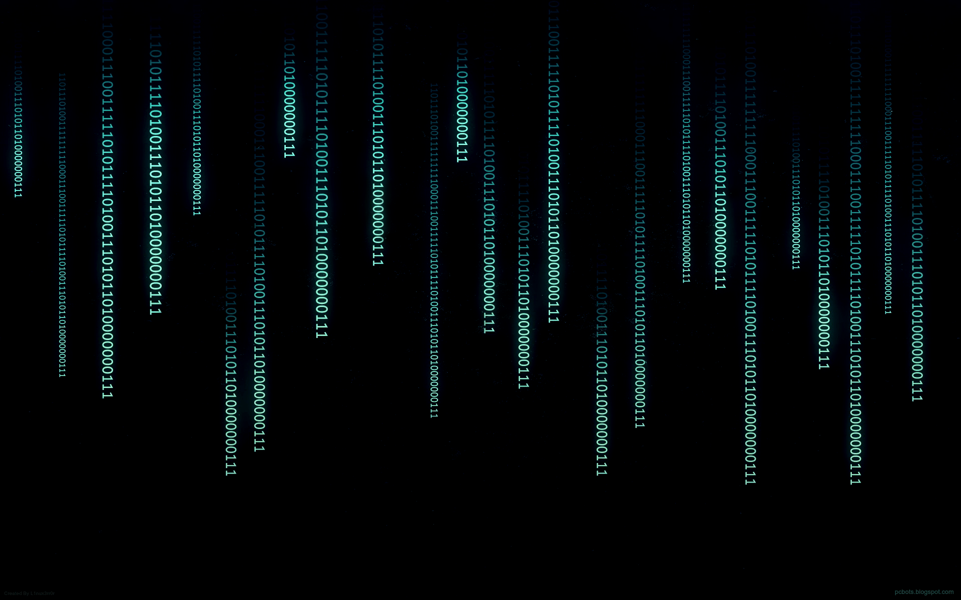 Matrix Binary Wallpaper Full HD Wallpaper
