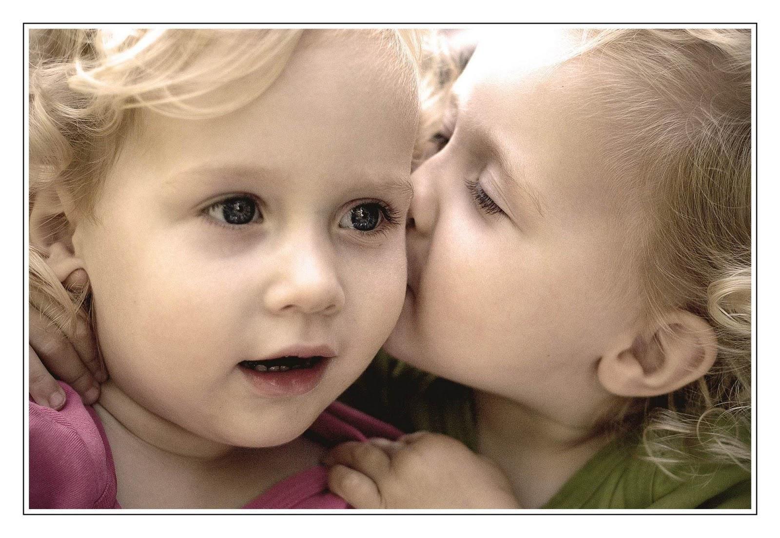 Baby Kiss Cute Child Kids Mood Love Gallery HD desktop wallpaper